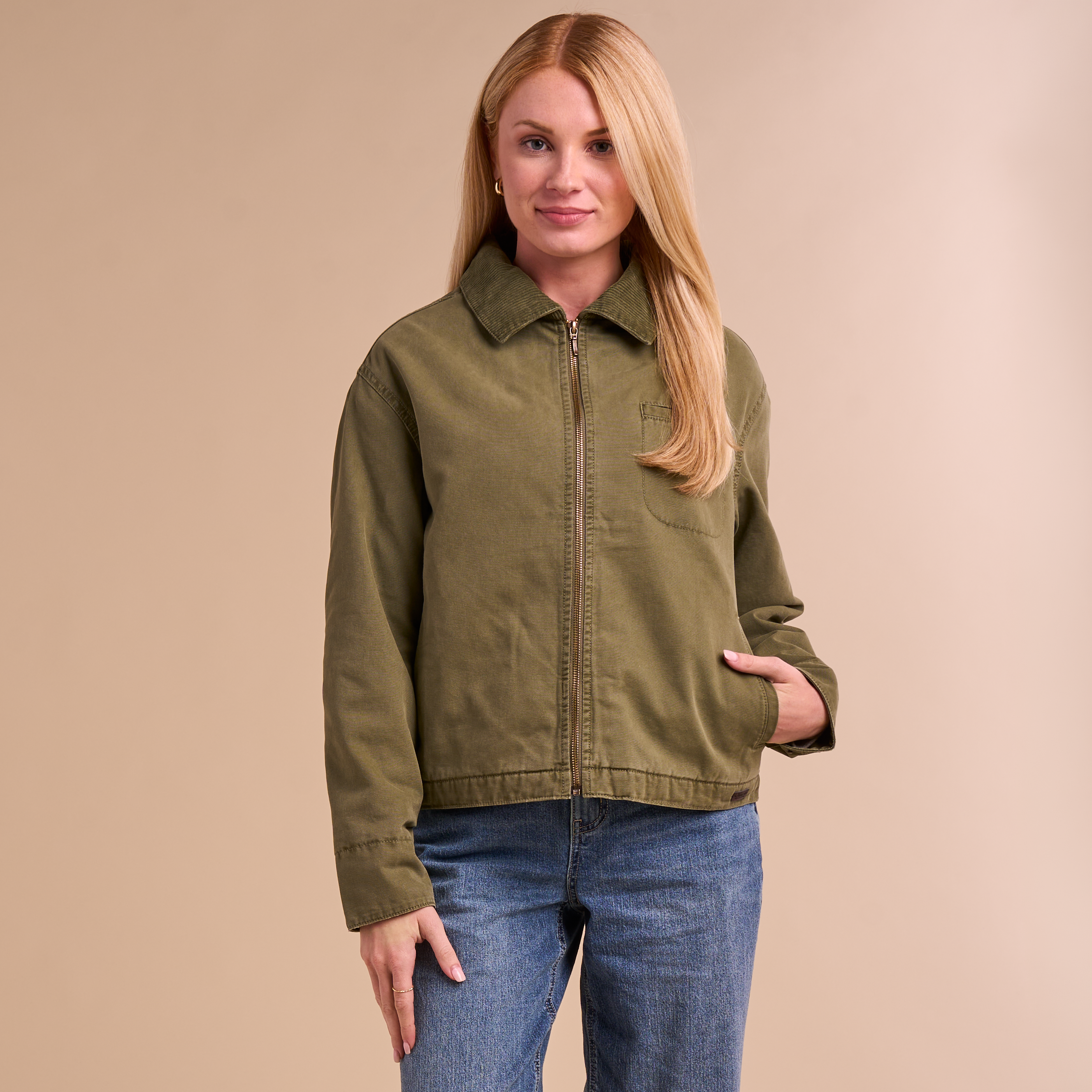 Natural Reflections Heritage Barn Jacket - Deep Lichen Green
