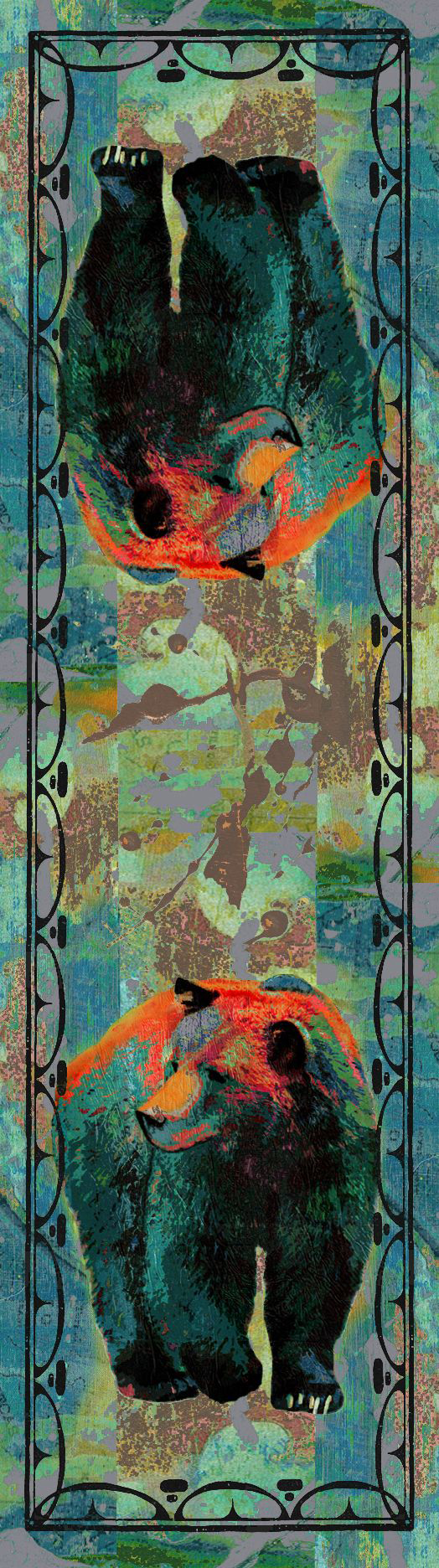Image of American Dakota Vertical Bear Rug - 2' x 8'