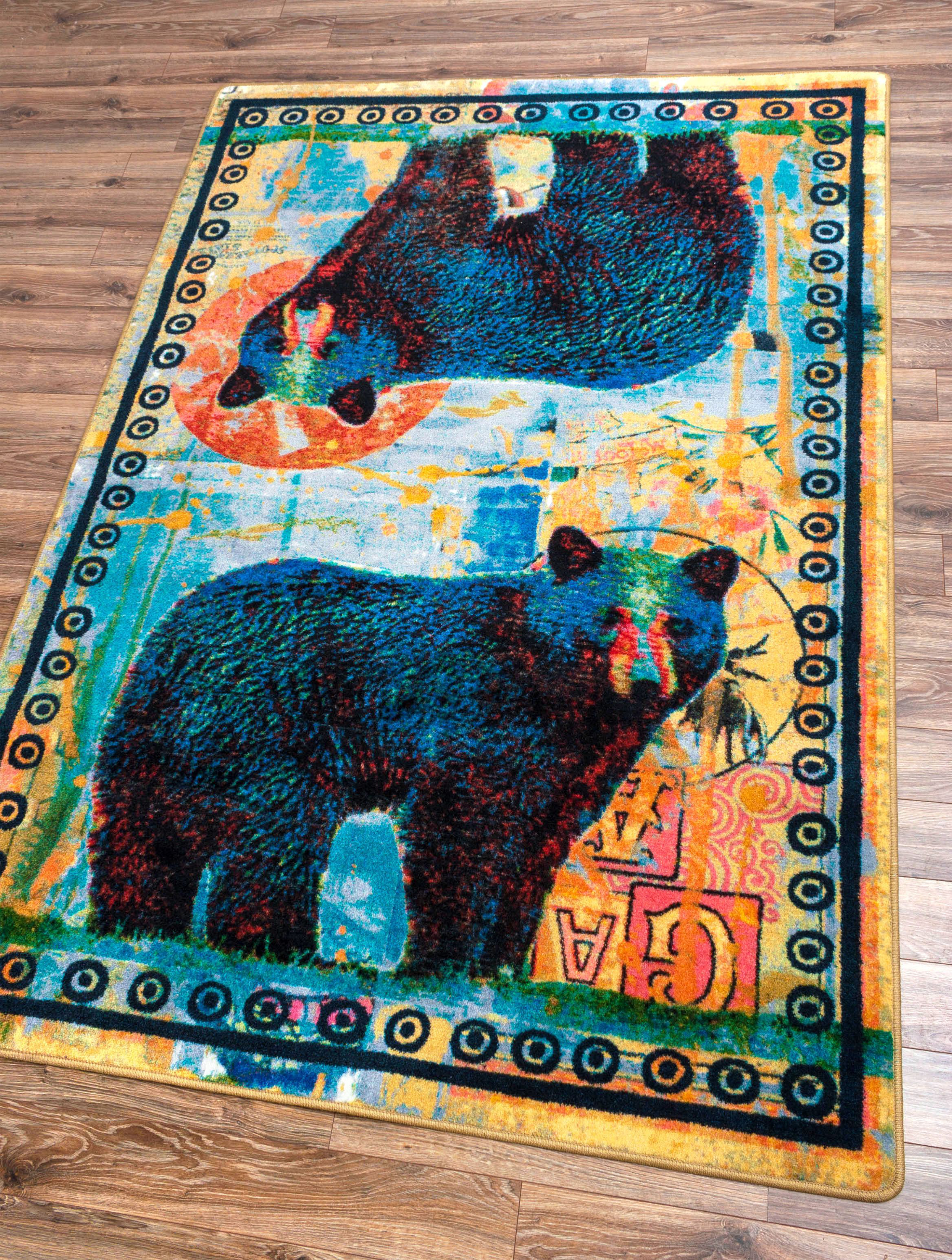 Image of American Dakota Bear Pair Rug - 5' x 8'