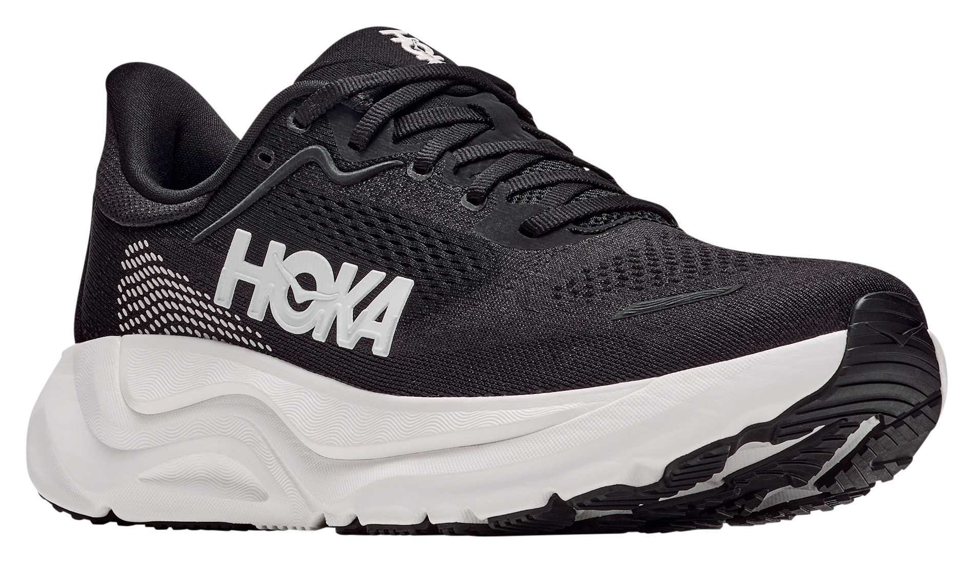 HOKA HOKA Arahi 9 Running Shoes for Men - Black/White - $154.99 at Bass Pro Shops