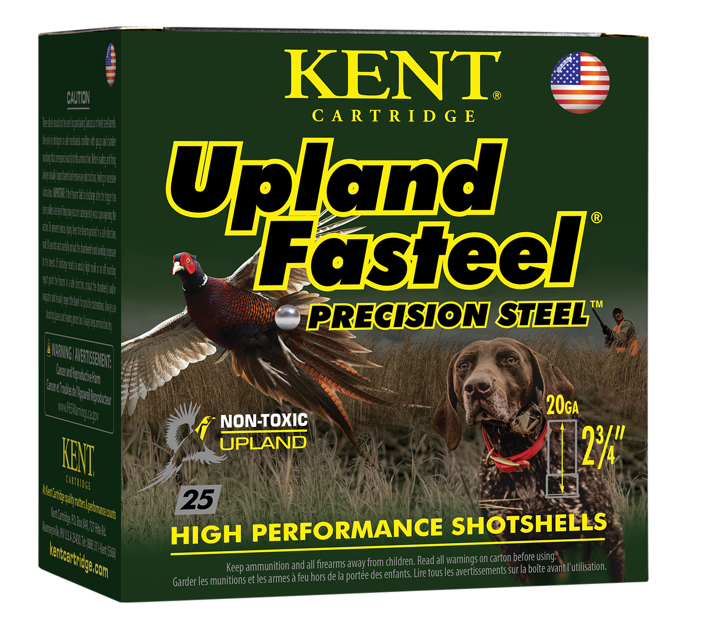 Image of "Kent Upland Fasteel 20-Ga. 2-3/4"" 7/8 oz. Shotshells - #6 - 250 Rounds"