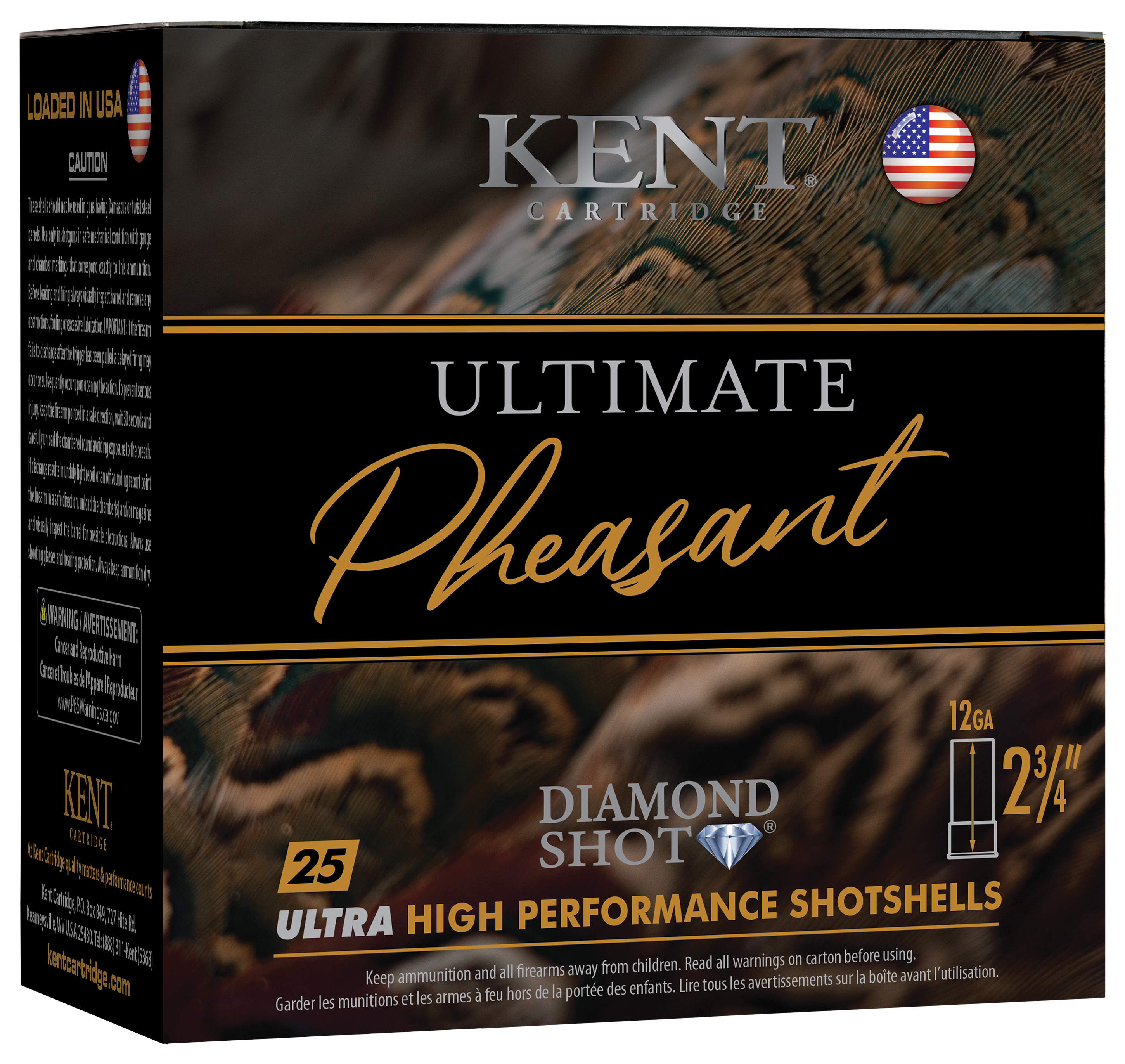 Kent Kent Ultimate Pheasant 12-Ga. 2-3/4" 1-3/8 Oz. Shotshells - #4/6 - 25 Rounds - $27.99 at Bass Pro Shops
