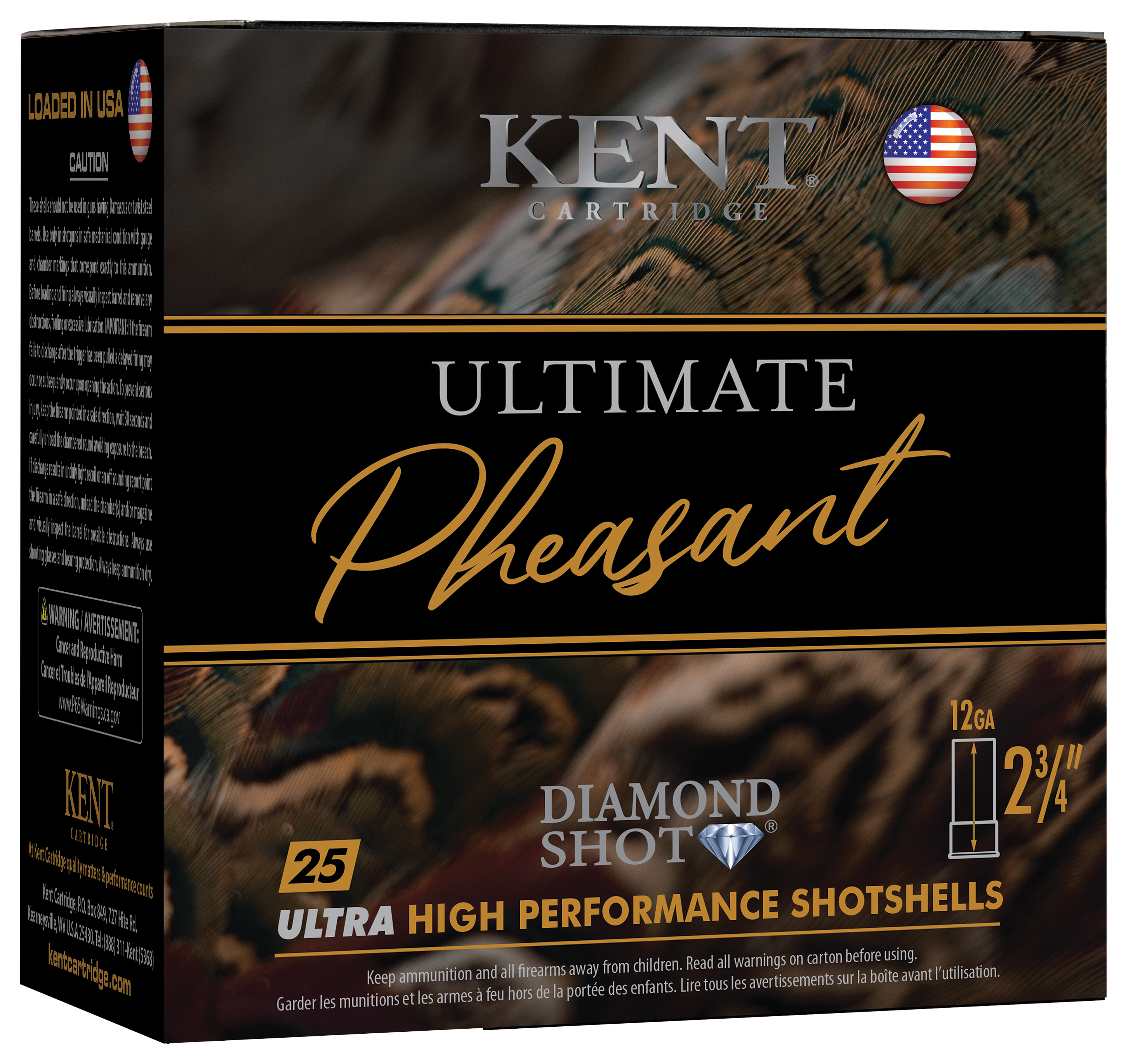Kent Kent Ultimate Pheasant 12-Ga. 2-3/4" 1-3/8 Oz. Shotshells - #4/6 - 250 Rounds - $259.99 at Bass Pro Shops