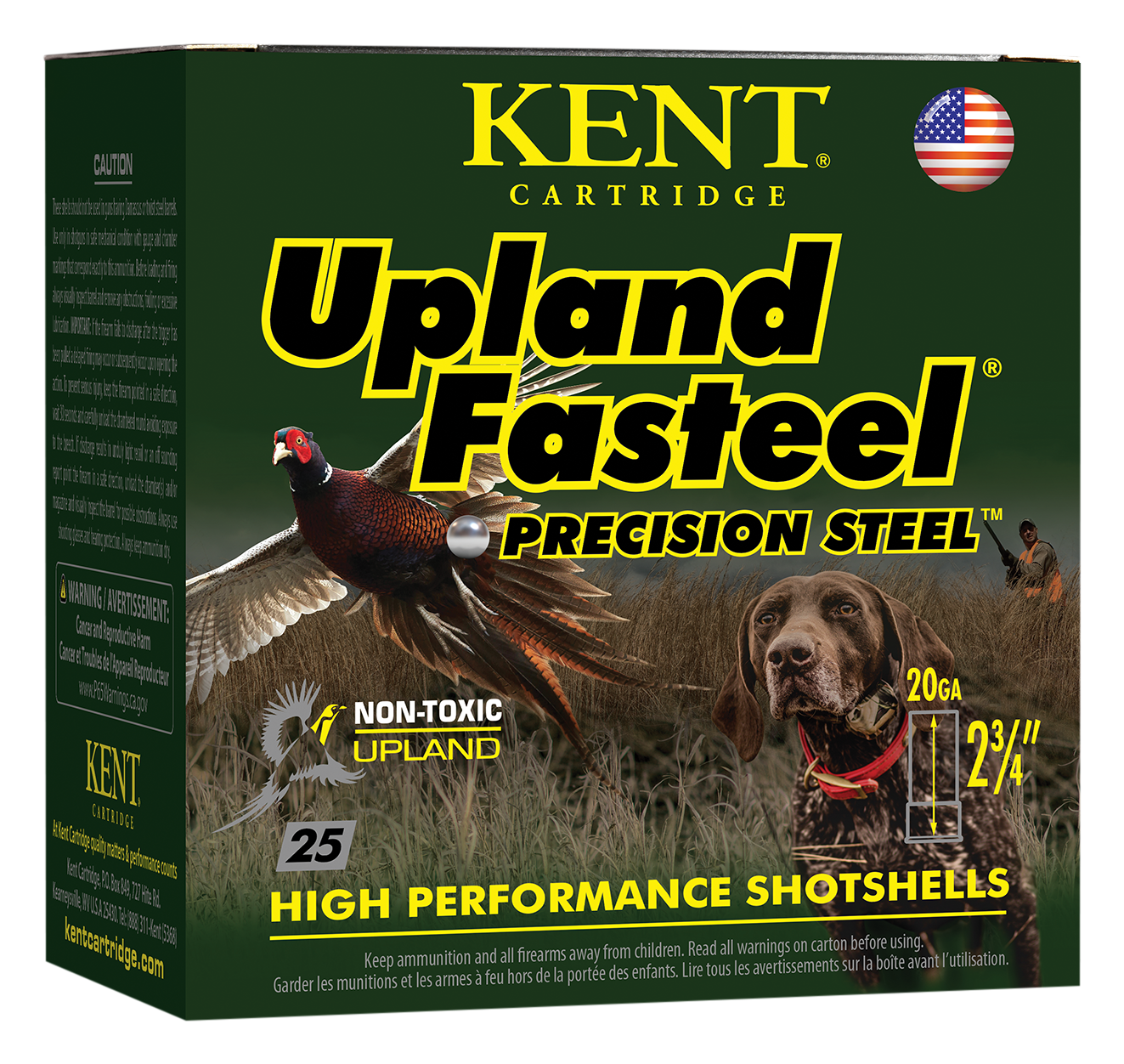 Image of "Kent Upland Fasteel 20-Ga. 2-3/4"" 7/8 oz. Shotshells"