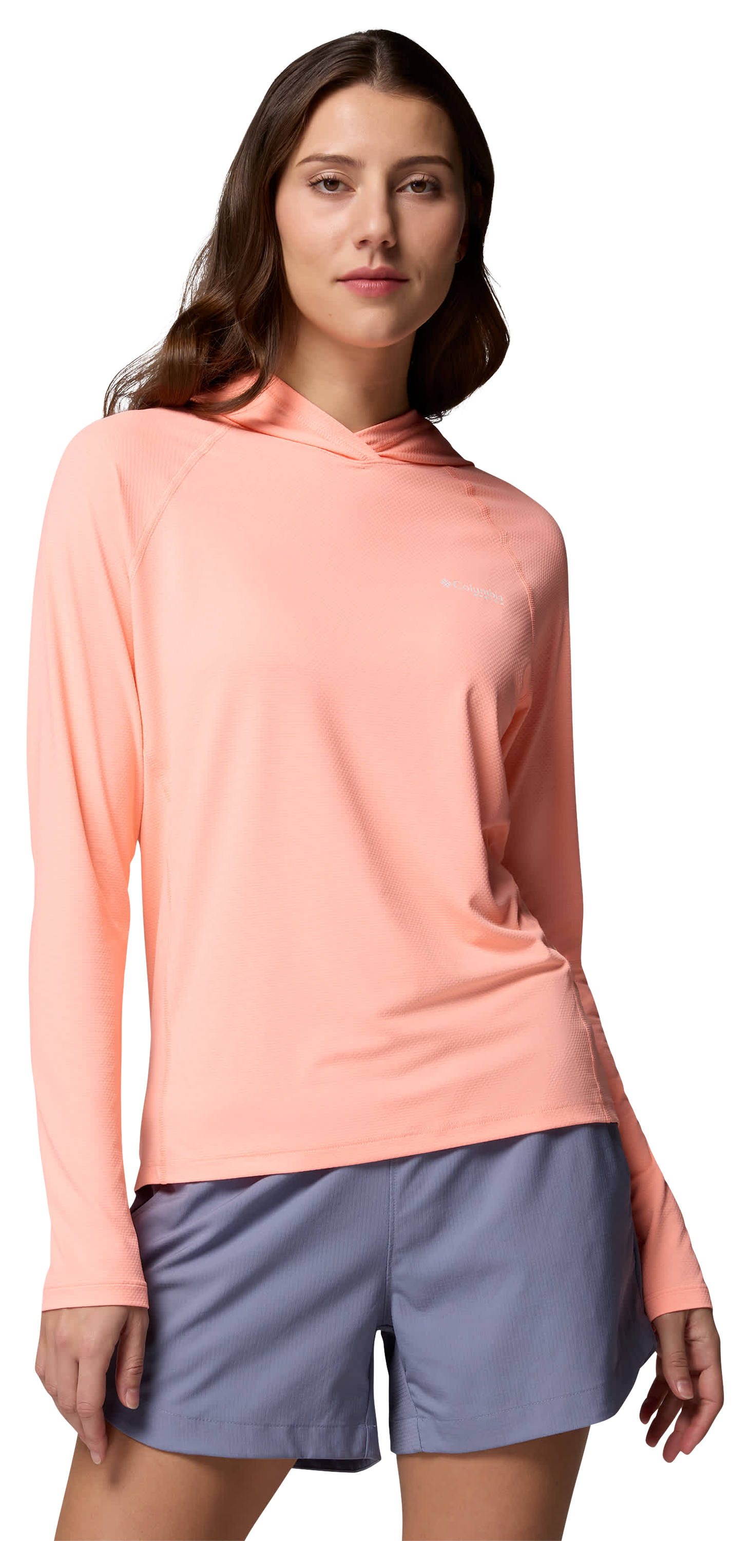 Image of Columbia PFG Solar Stream II Hoodie - Tiki Pink - L