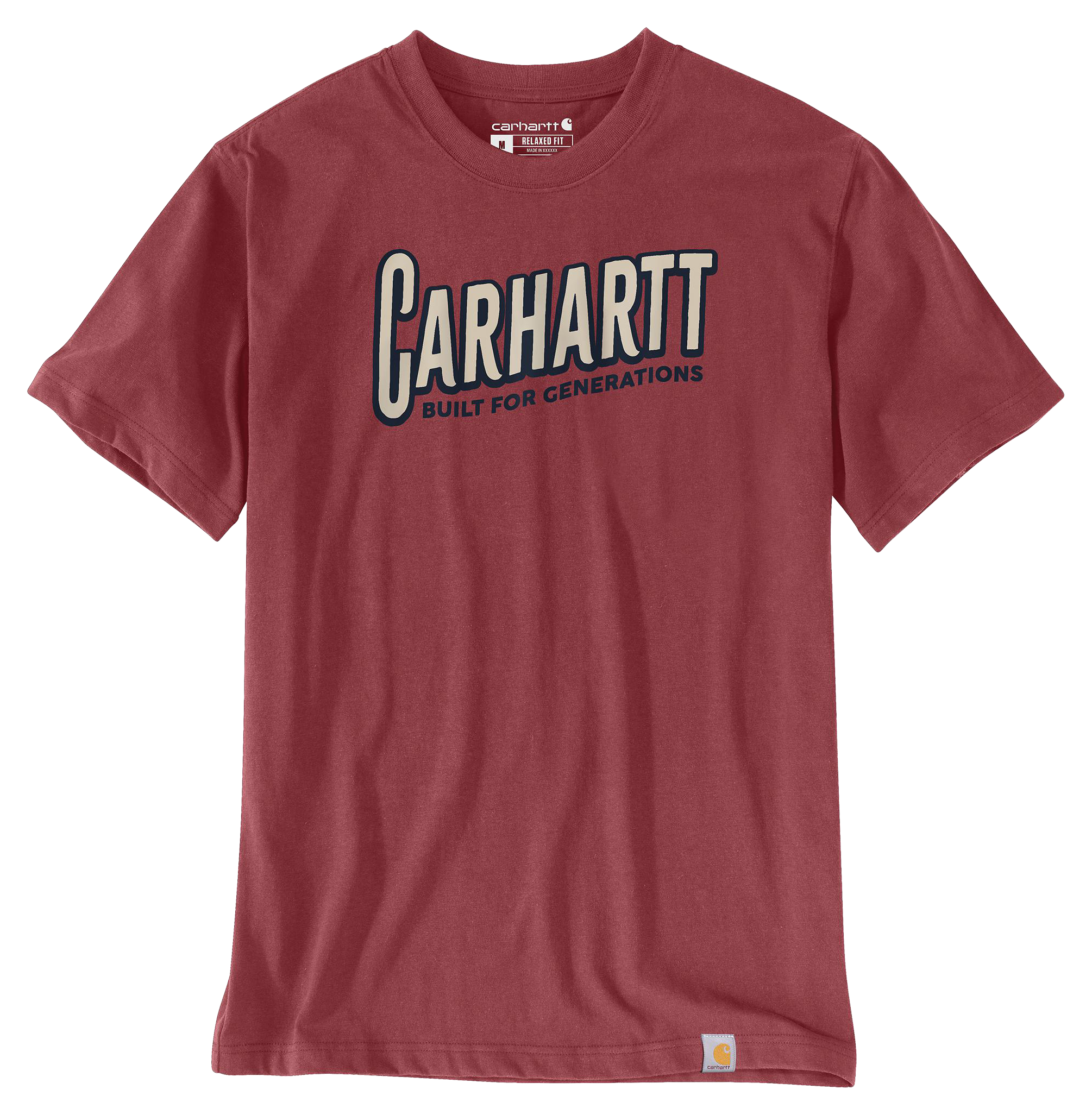 Image of Carhartt Irvine Generations Relaxed-Fit Short-Sleeve T-Shirt - Amber Terrin Heather