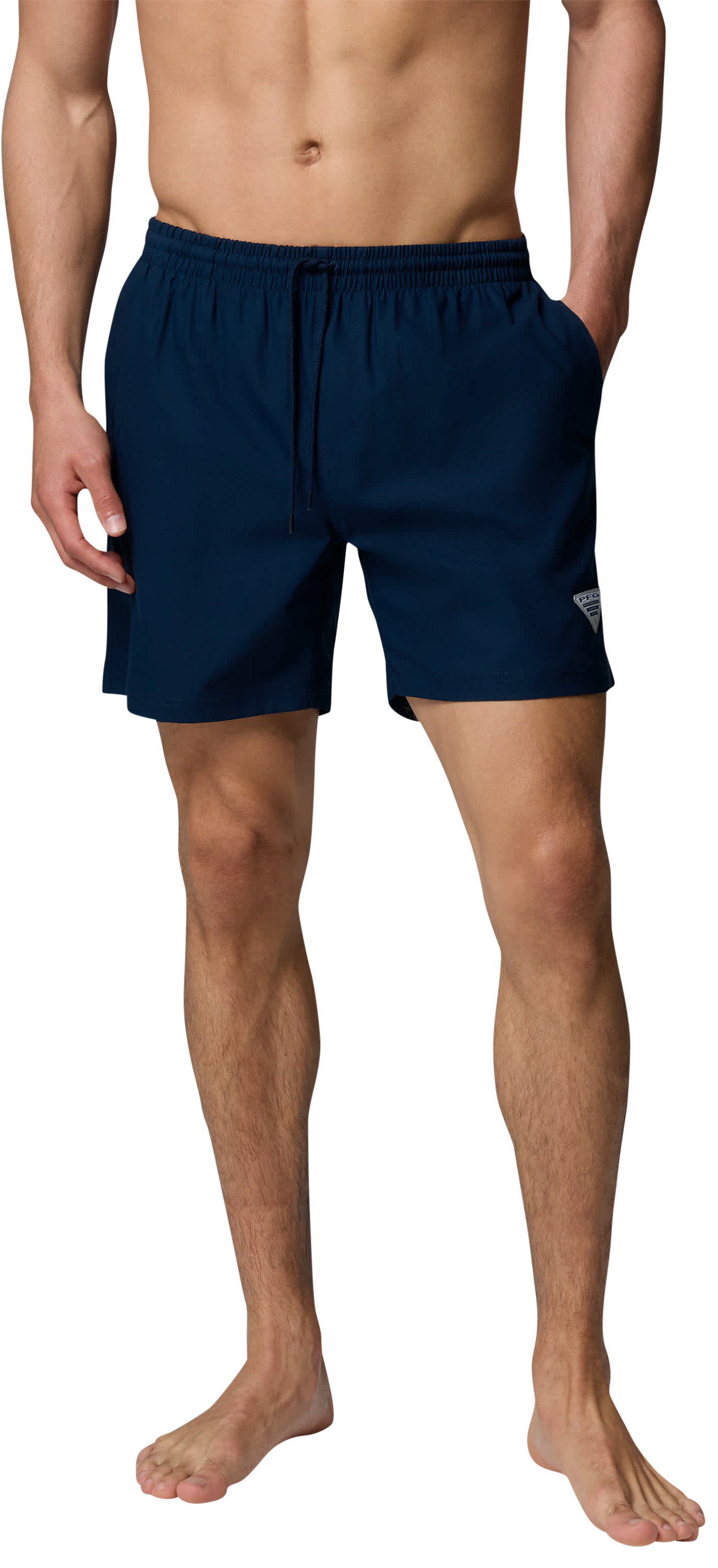 Image of Columbia PFG Rambler Swim Shorts - Collegiate Navy