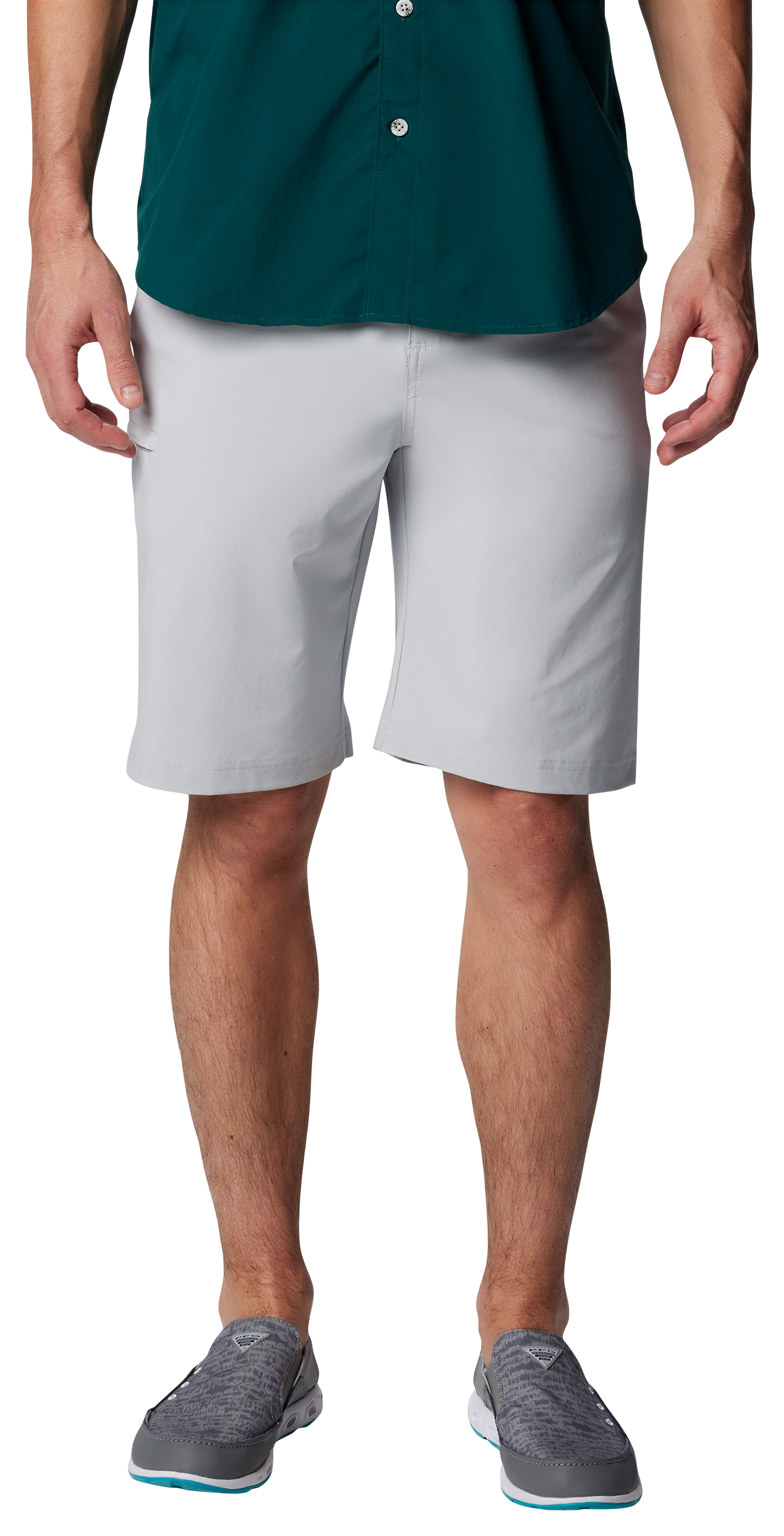 Image of Columbia PFG Grander Marlin III Offshore Shorts - Cool Grey