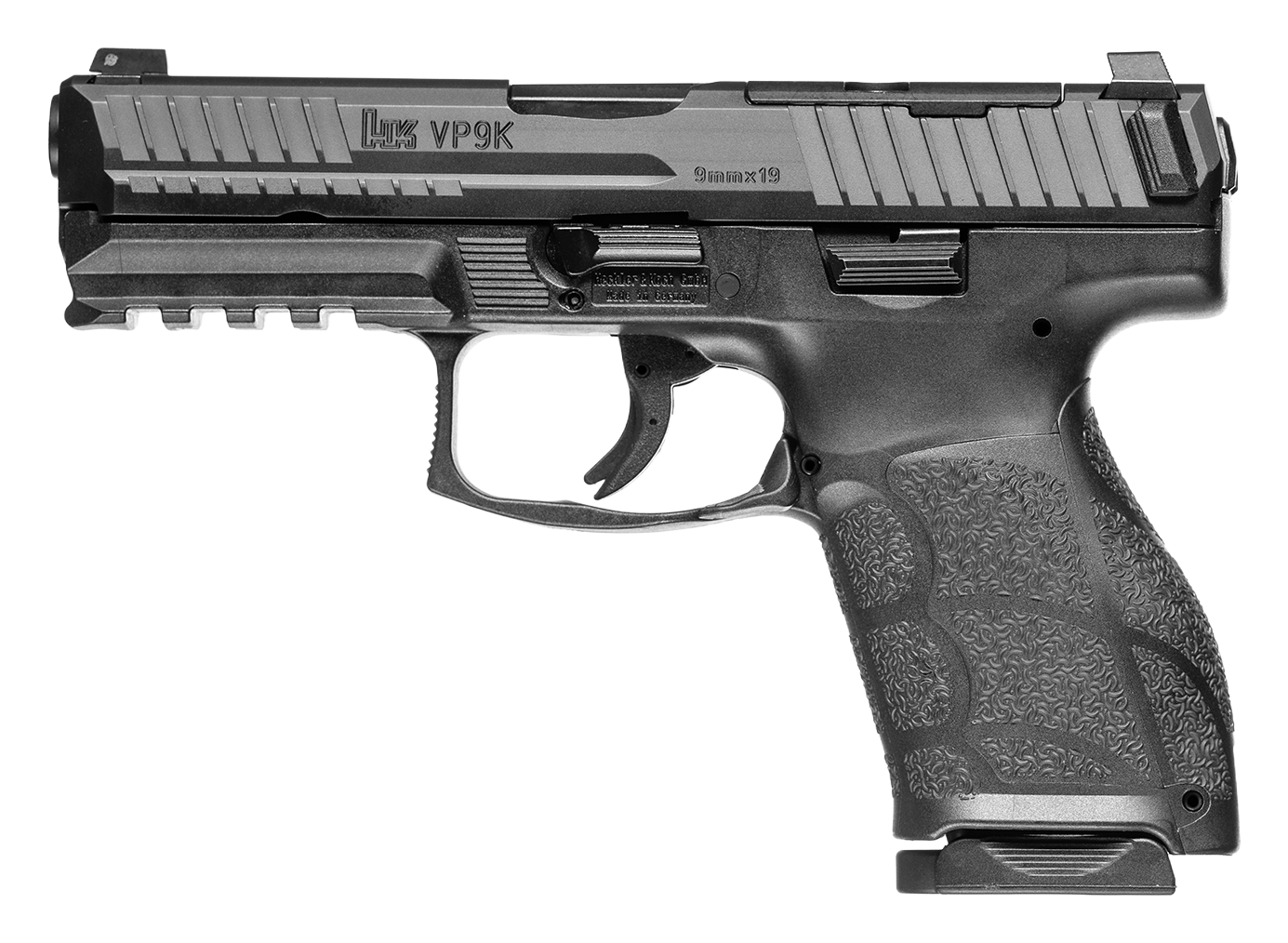 HK VP9A1 K OpticsReady Ambidextrous SemiAuto Pistol  10  California Compliant
