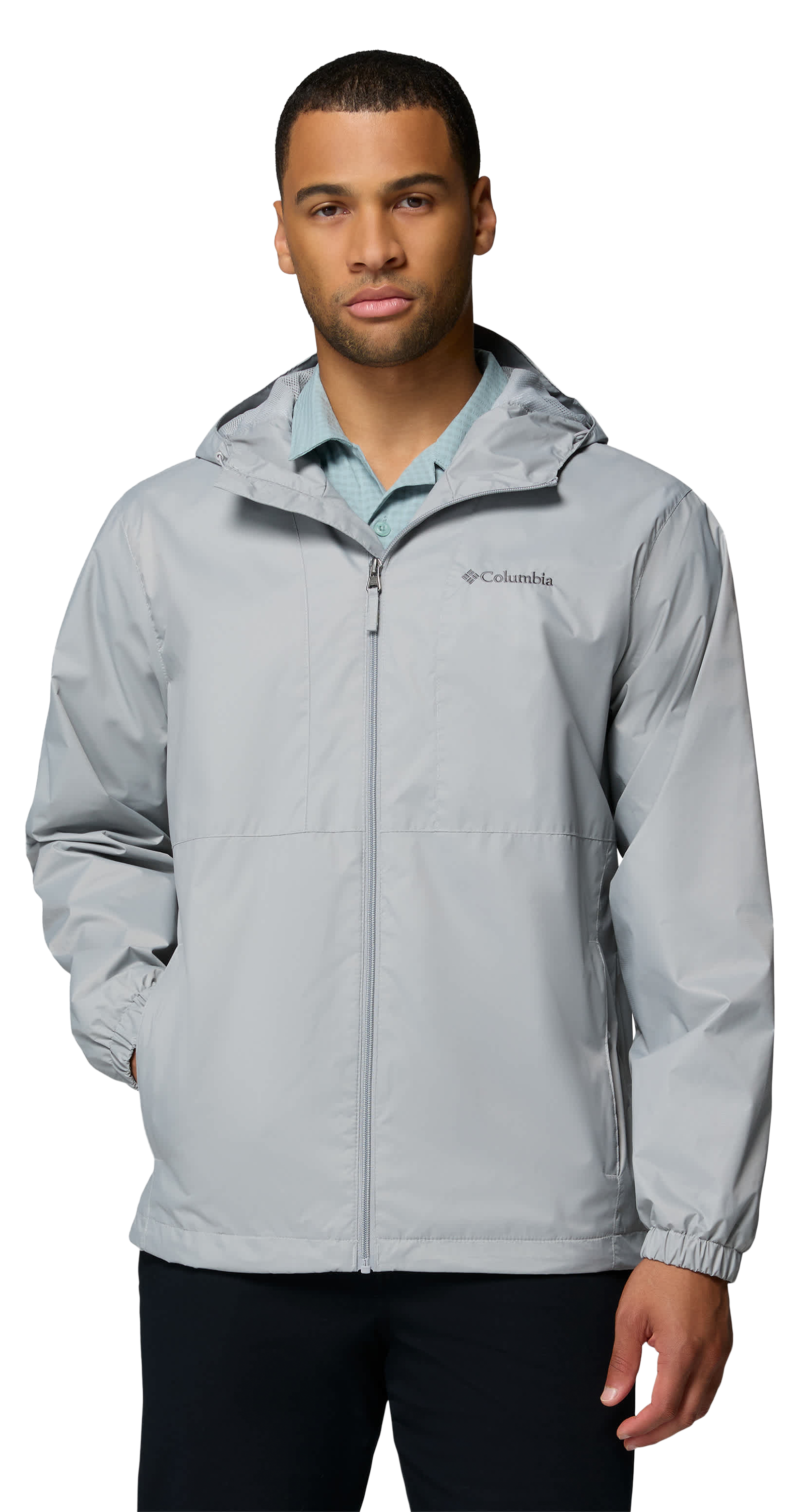Image of Columbia Glenbrook Bend Rain Jacket - Columbia Grey - L