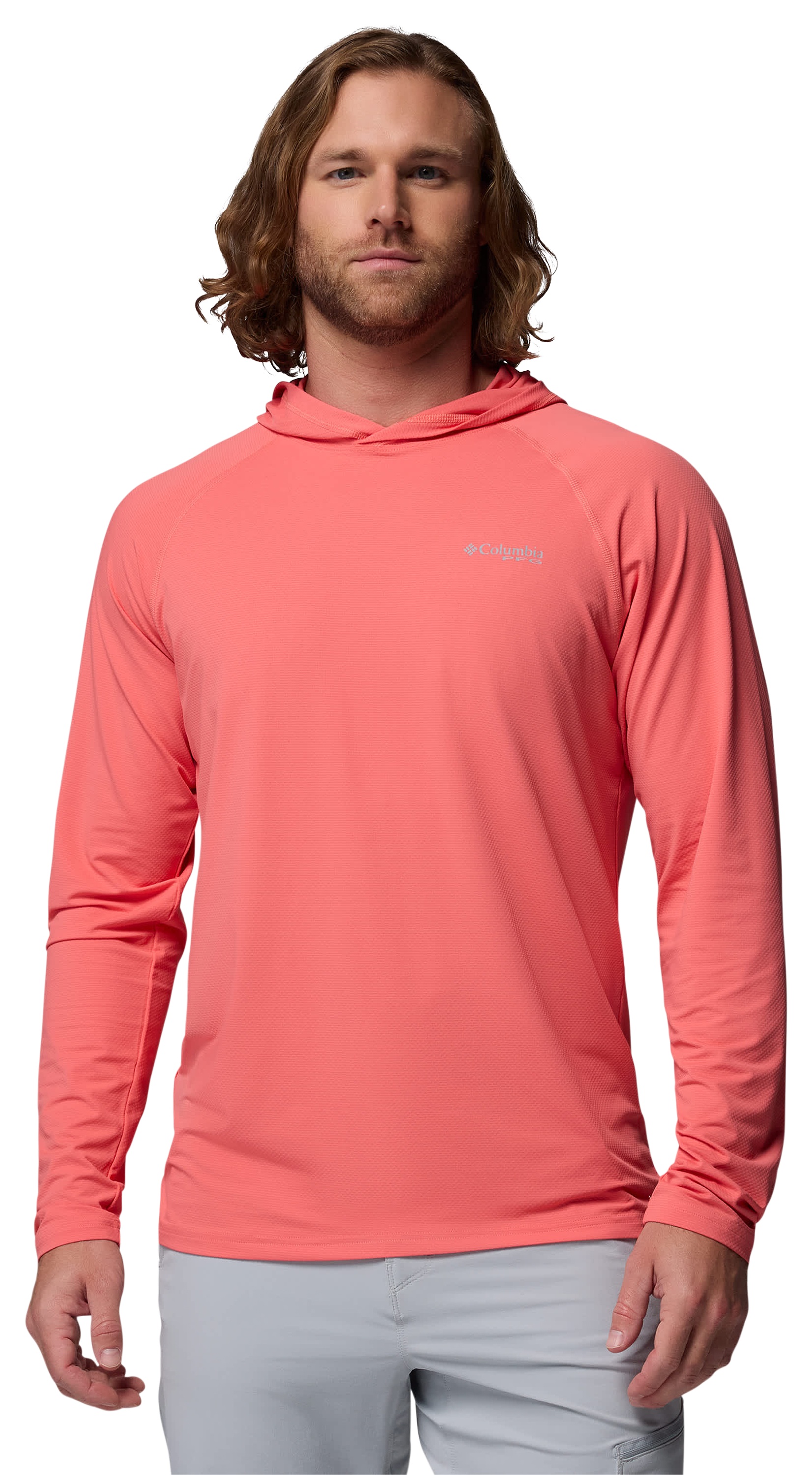 Image of Columbia PFG Solar Stream II Hoodie - Melonade - L