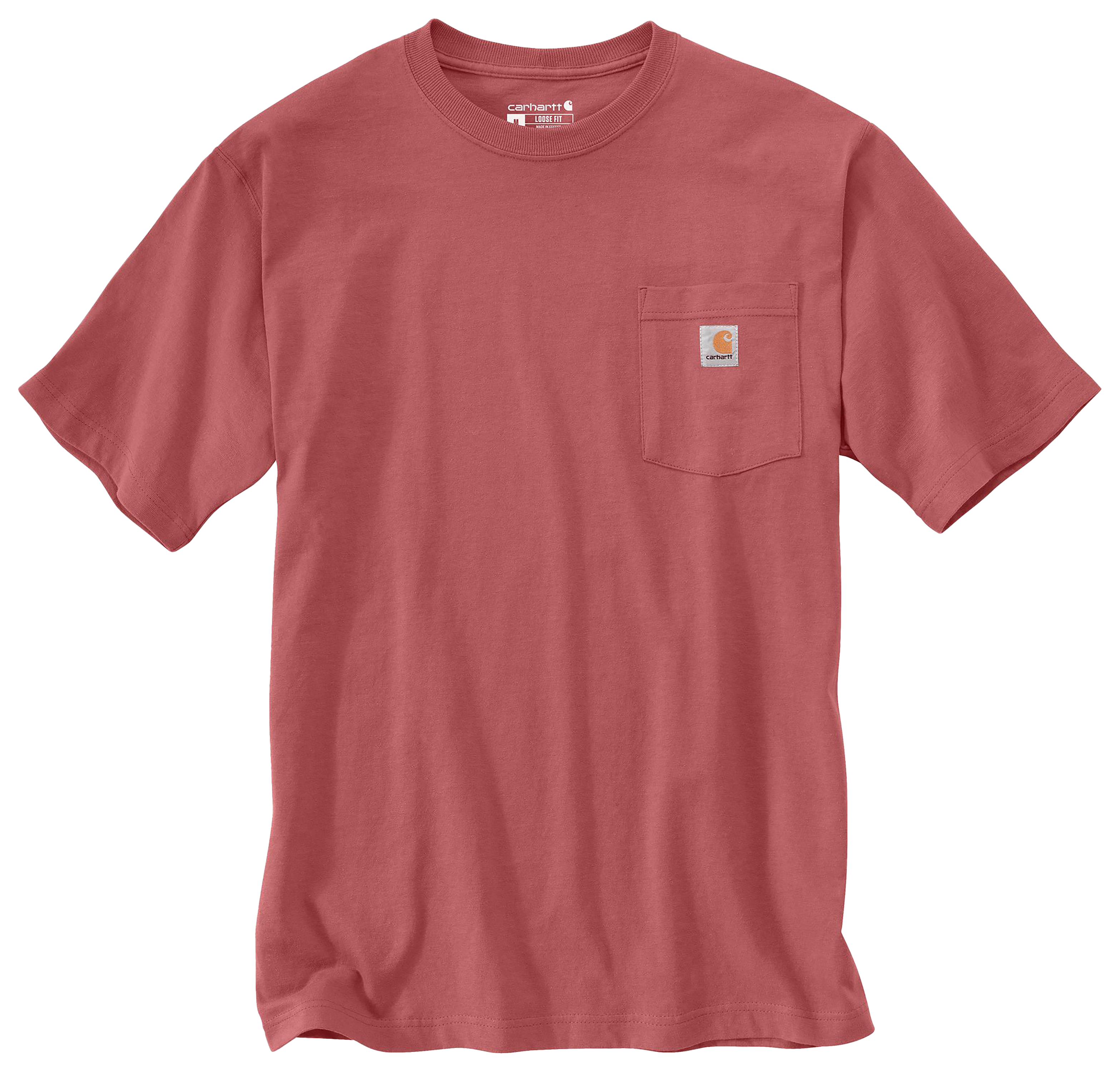 Image of Carhartt Loose-Fit Heavyweight Short-Sleeve Pocket T-Shirt - Light Amber - 4XLT
