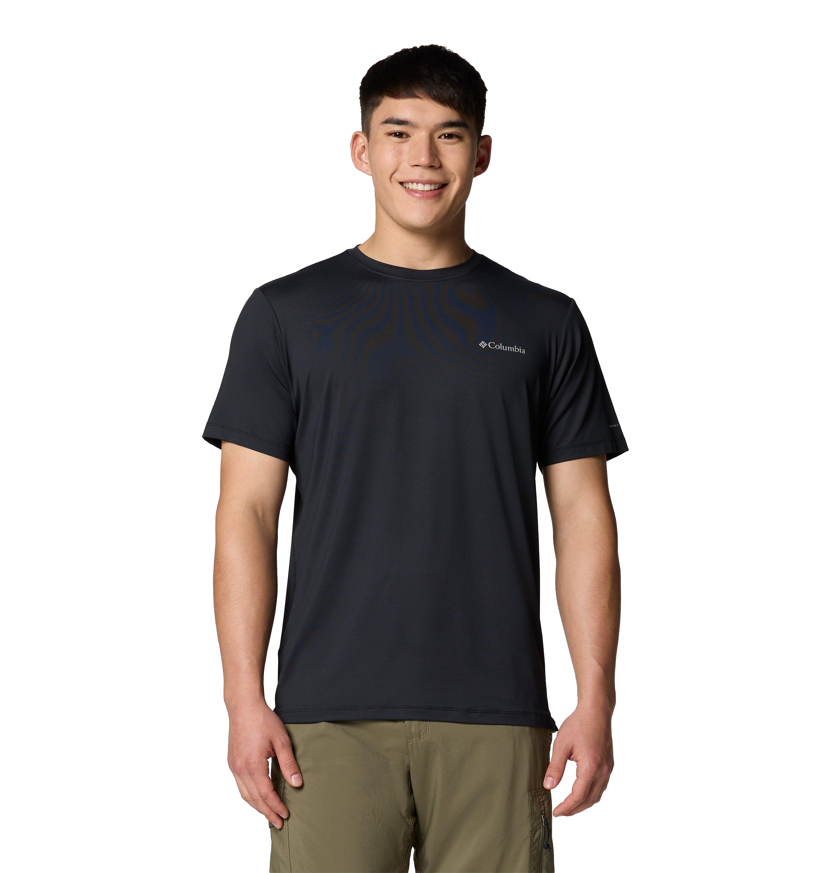Image of Columbia Tech Trail Utility Short-Sleeve T-Shirt - Black - 1X