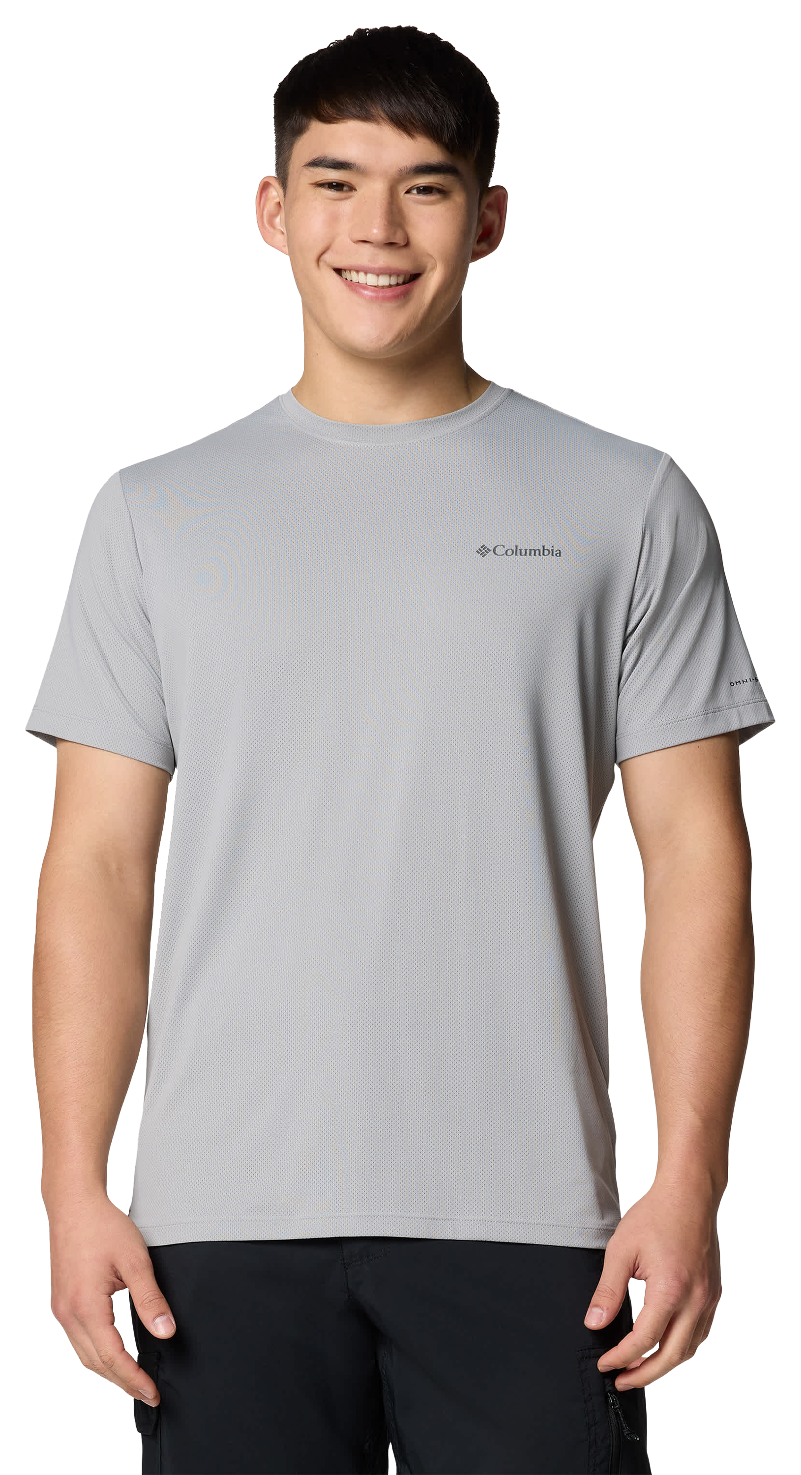 Image of Columbia Tech Trail Utility Short-Sleeve T-Shirt - Columbia Grey