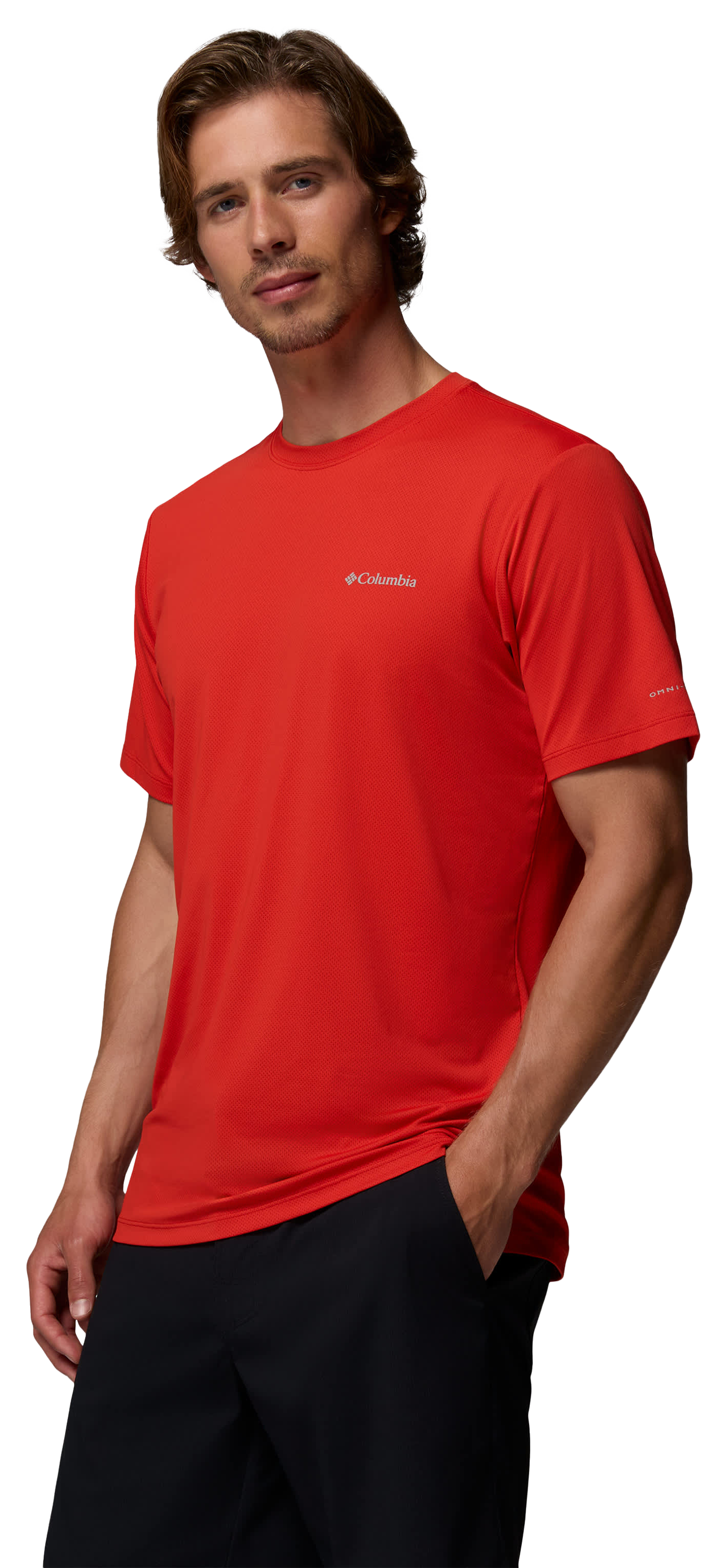 Image of Columbia Tech Trail Utility Short-Sleeve T-Shirt - Super Sonic