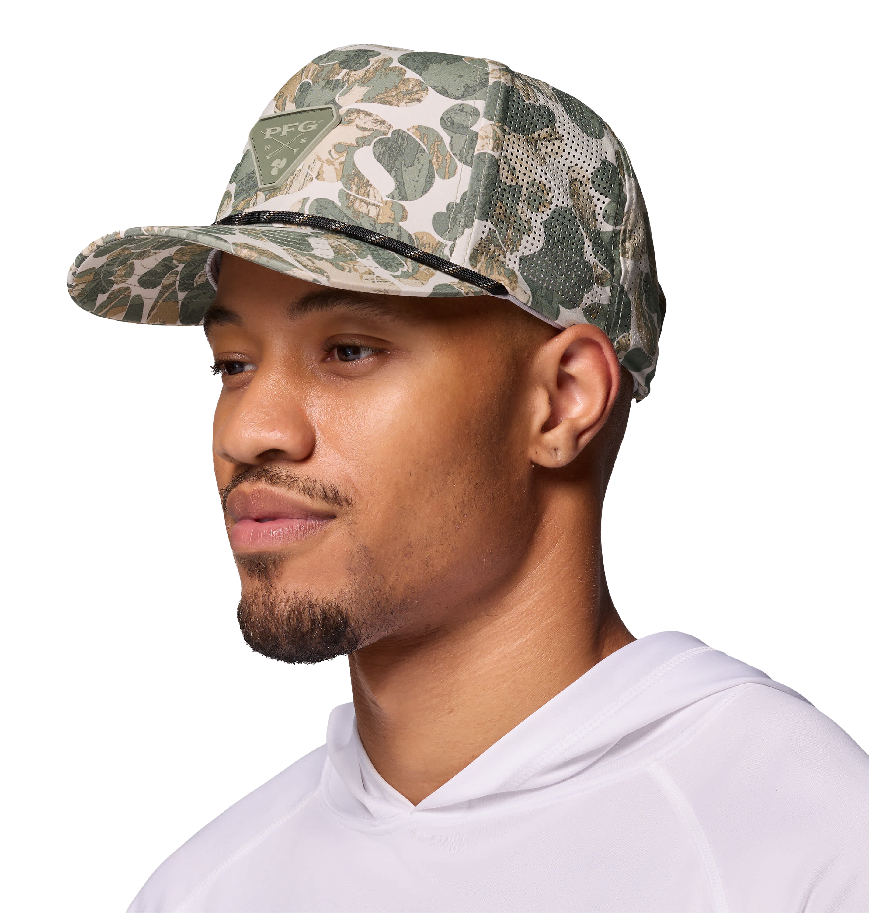 Image of Columbia Tidal Pursuit Deltawoods 3D Stretch Snap-Back Ball Cap