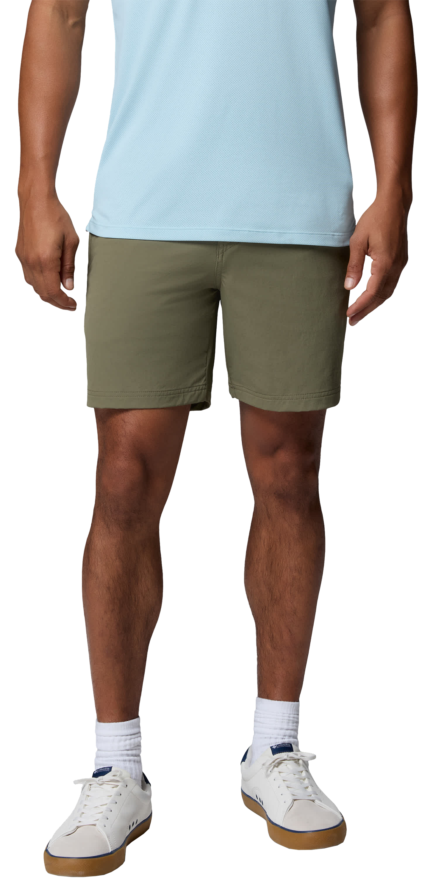 Image of Columbia ROC Tech Shorts - Stone Green