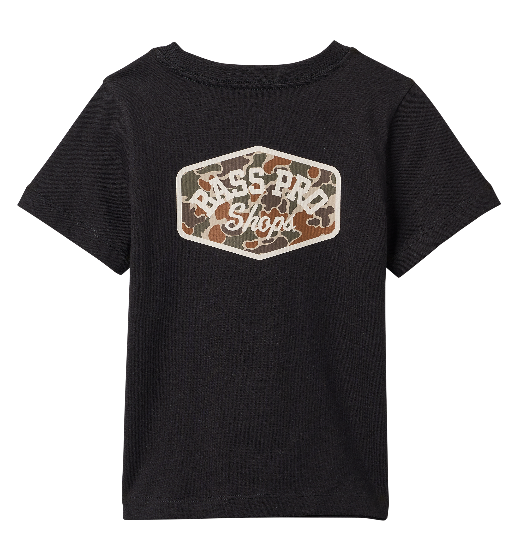 Image of Bass Pro Shops Chest Logo Short-Sleeve T-Shirt for Toddlers - Black