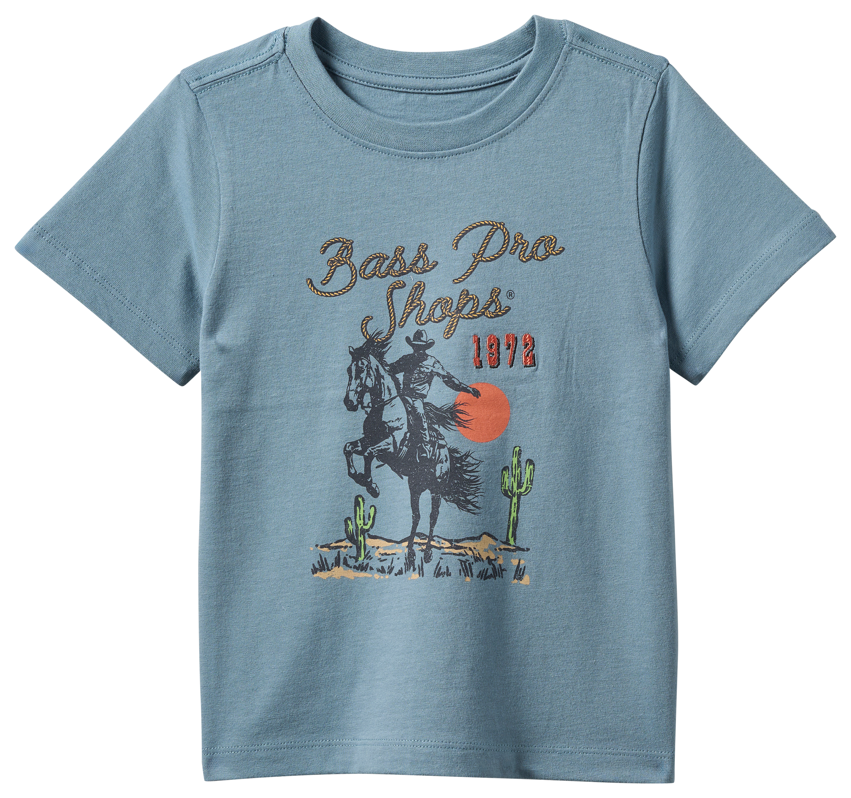 Image of Bass Pro Shops Cowboy Graphic Short-Sleeve T-Shirt for Toddlers - Citadel