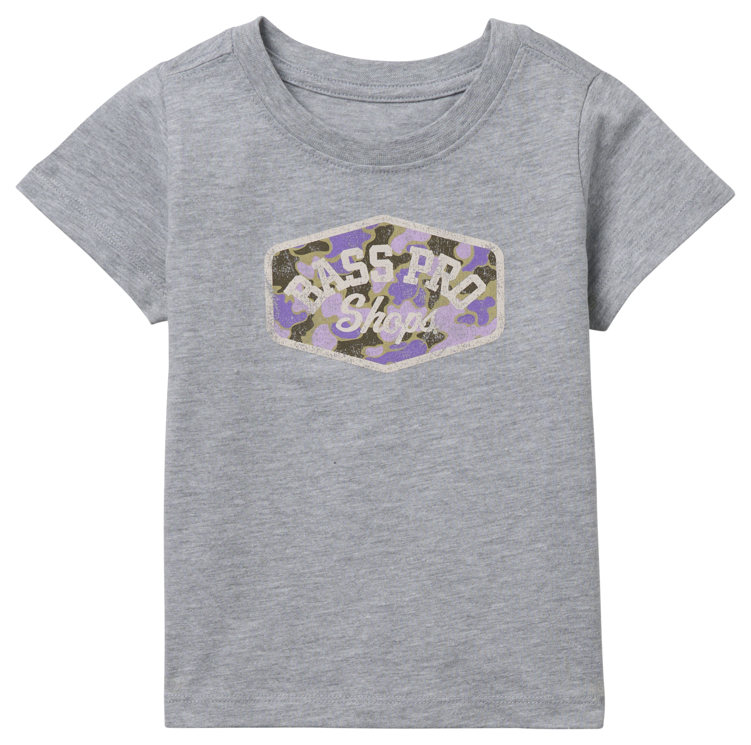 Image of Bass Pro Shops Graphic Short-Sleeve T-Shirt for Toddlers - Heather Gray