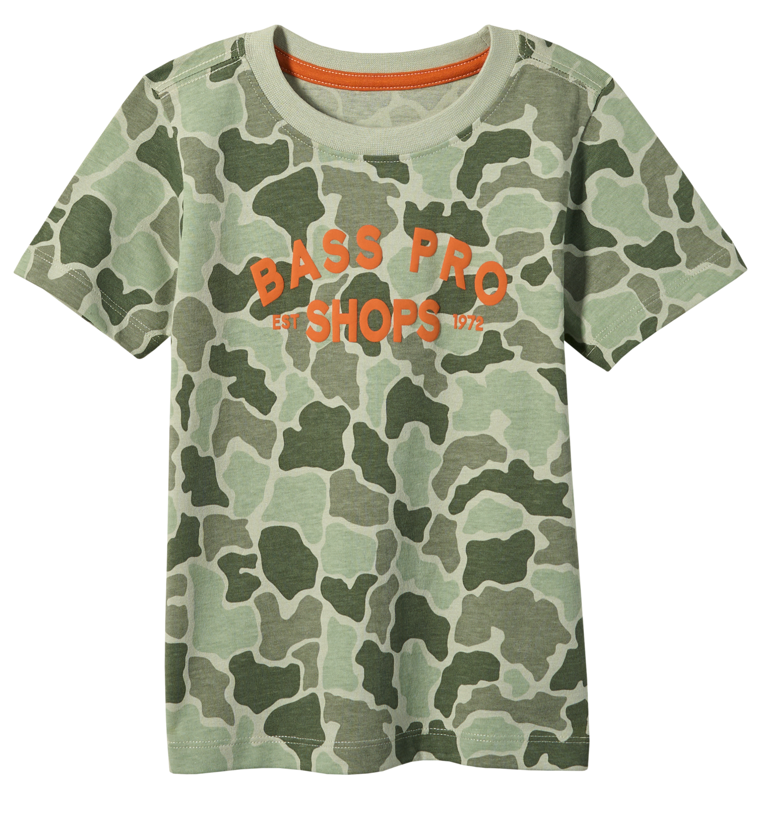Image of Bass Pro Shops Short-Sleeve T-Shirt for Toddlers - Green Duck Camo
