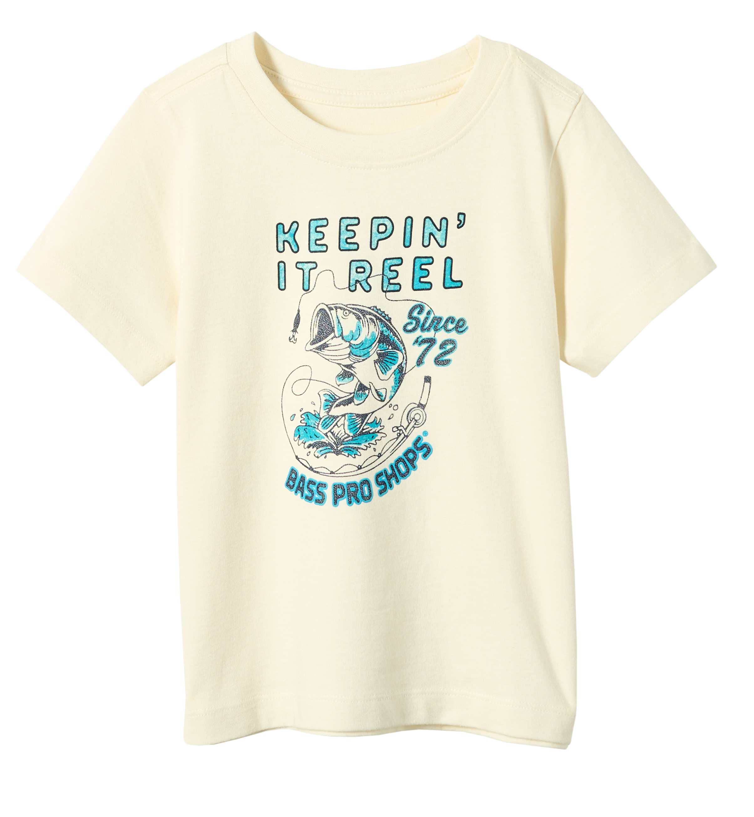Image of Bass Pro Shops Keepin' it Reel '72 Graphic Short-Sleeve T-Shirt for Toddlers