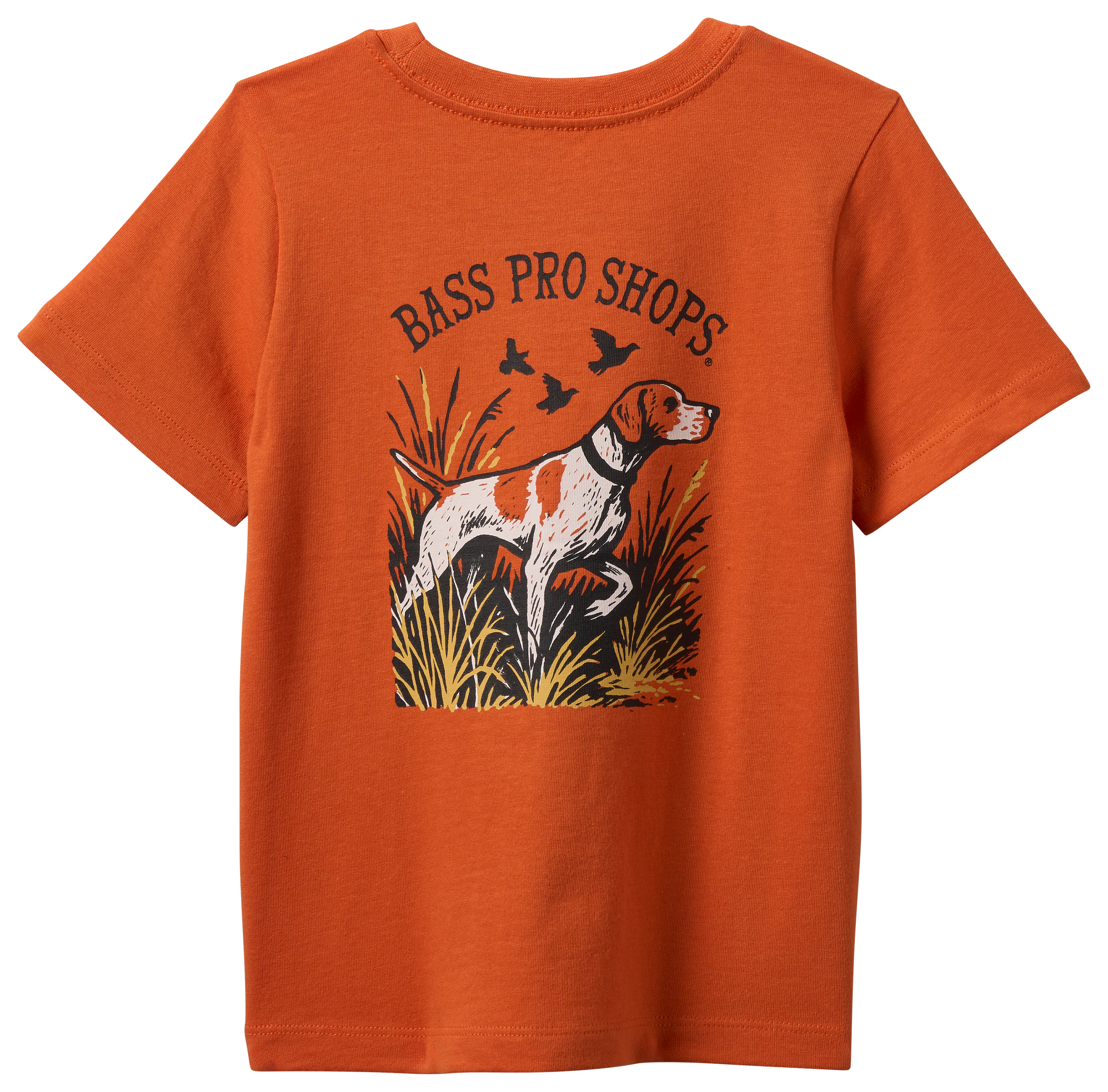 Image of Bass Pro Shops Chest Logo Short-Sleeve T-Shirt for Toddlers - Harvest Pumpkin