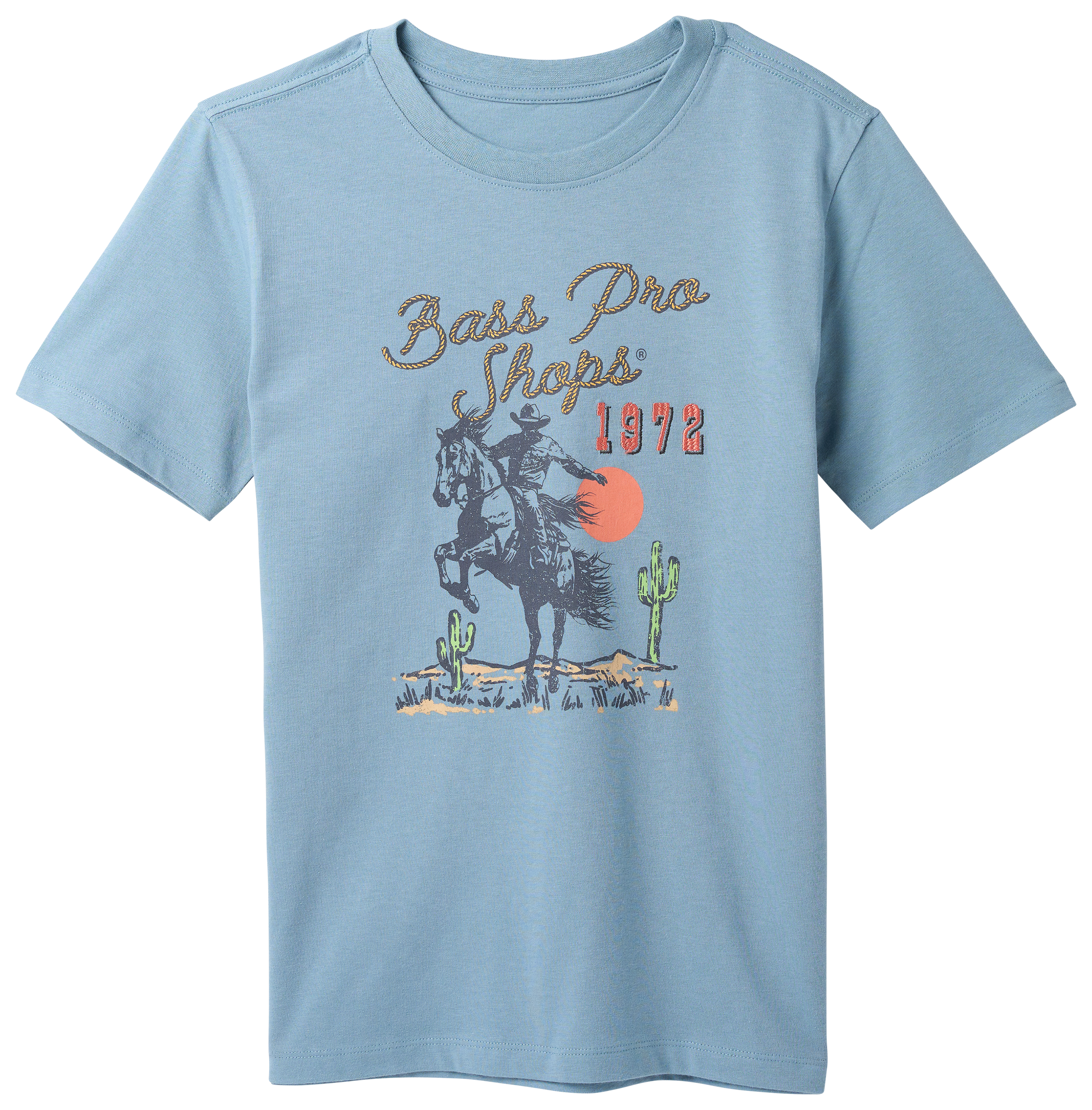 Image of Bass Pro Shops Cowboy Graphic Short-Sleeve T-Shirt for Kids - Citadel