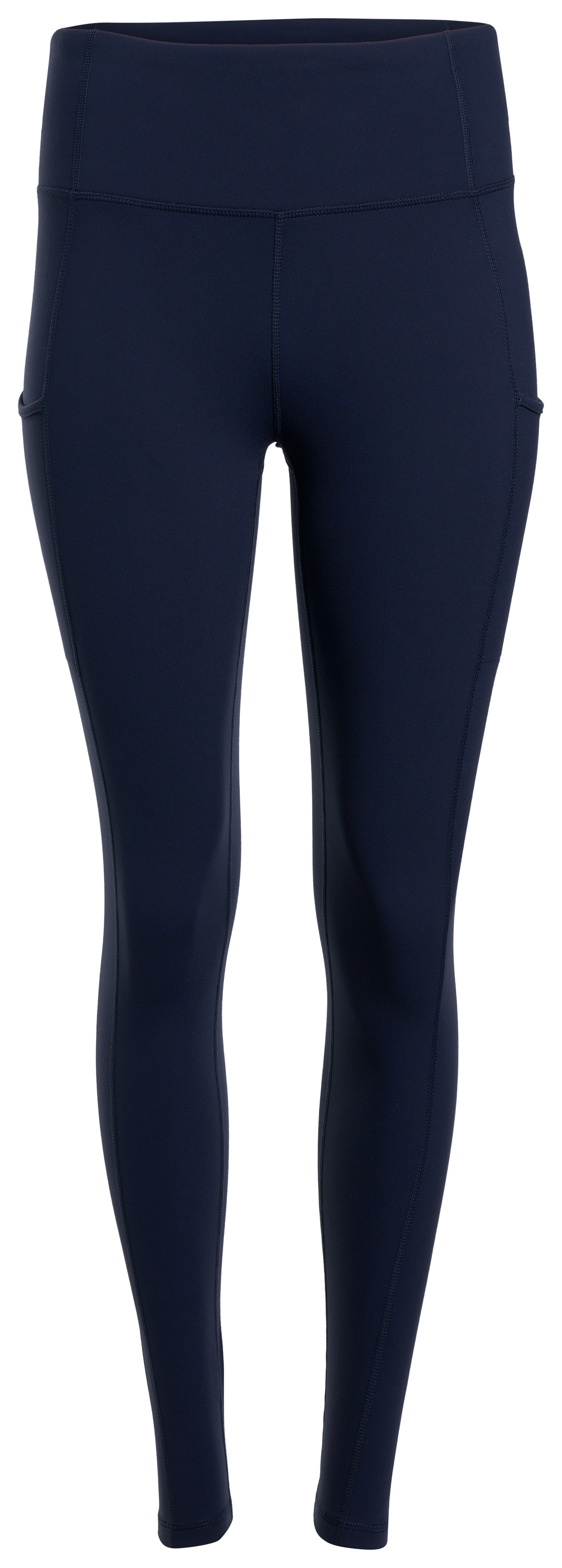 Image of Ascend Performance Brushed-Back Leggings - Mood Indigo