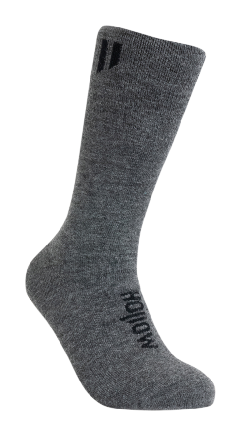 Image of Hollow Boot Socks - Grey - L