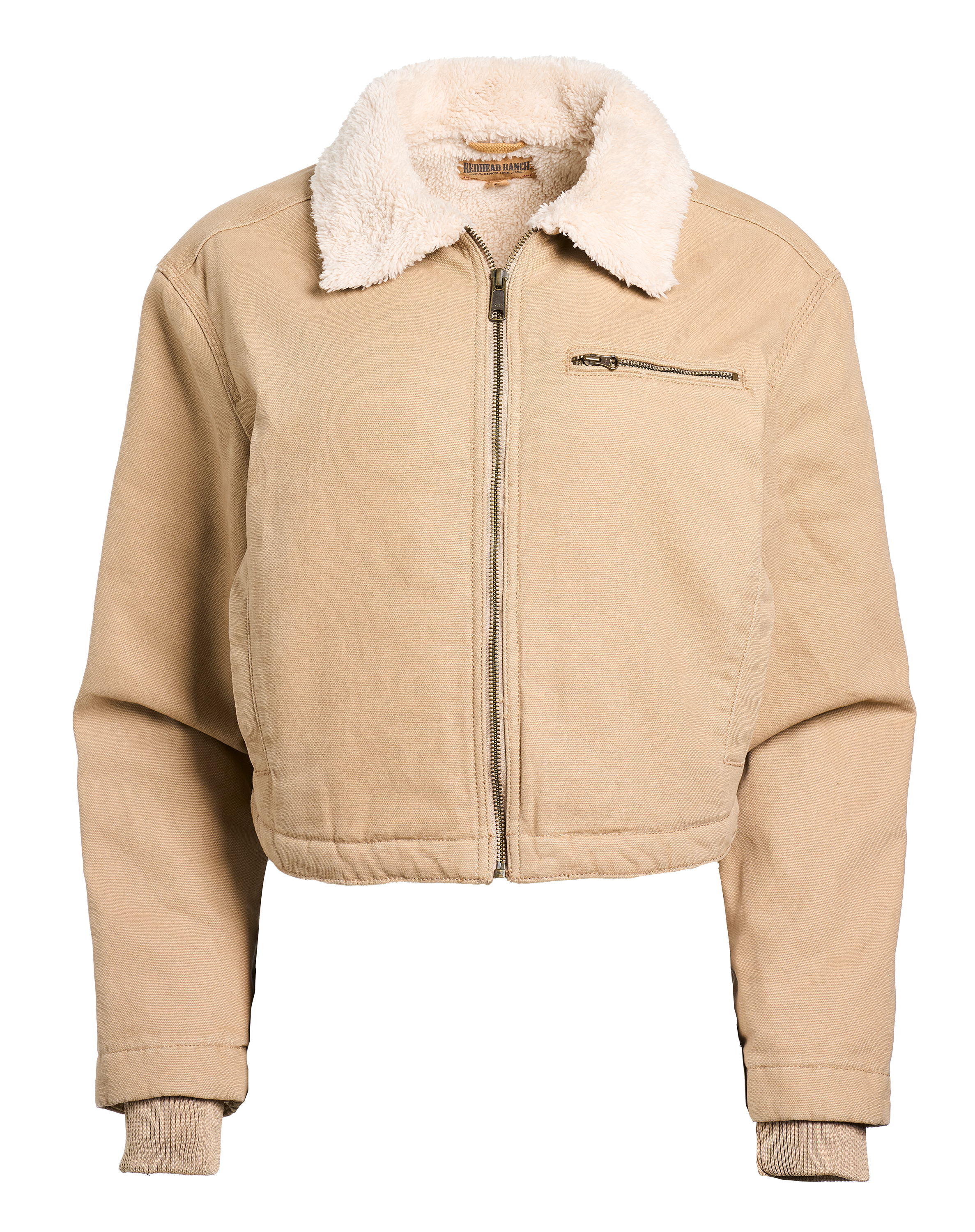 RedHead Ranch Sherpa-Lined Canvas Full-Zip Jacket - Tannin
