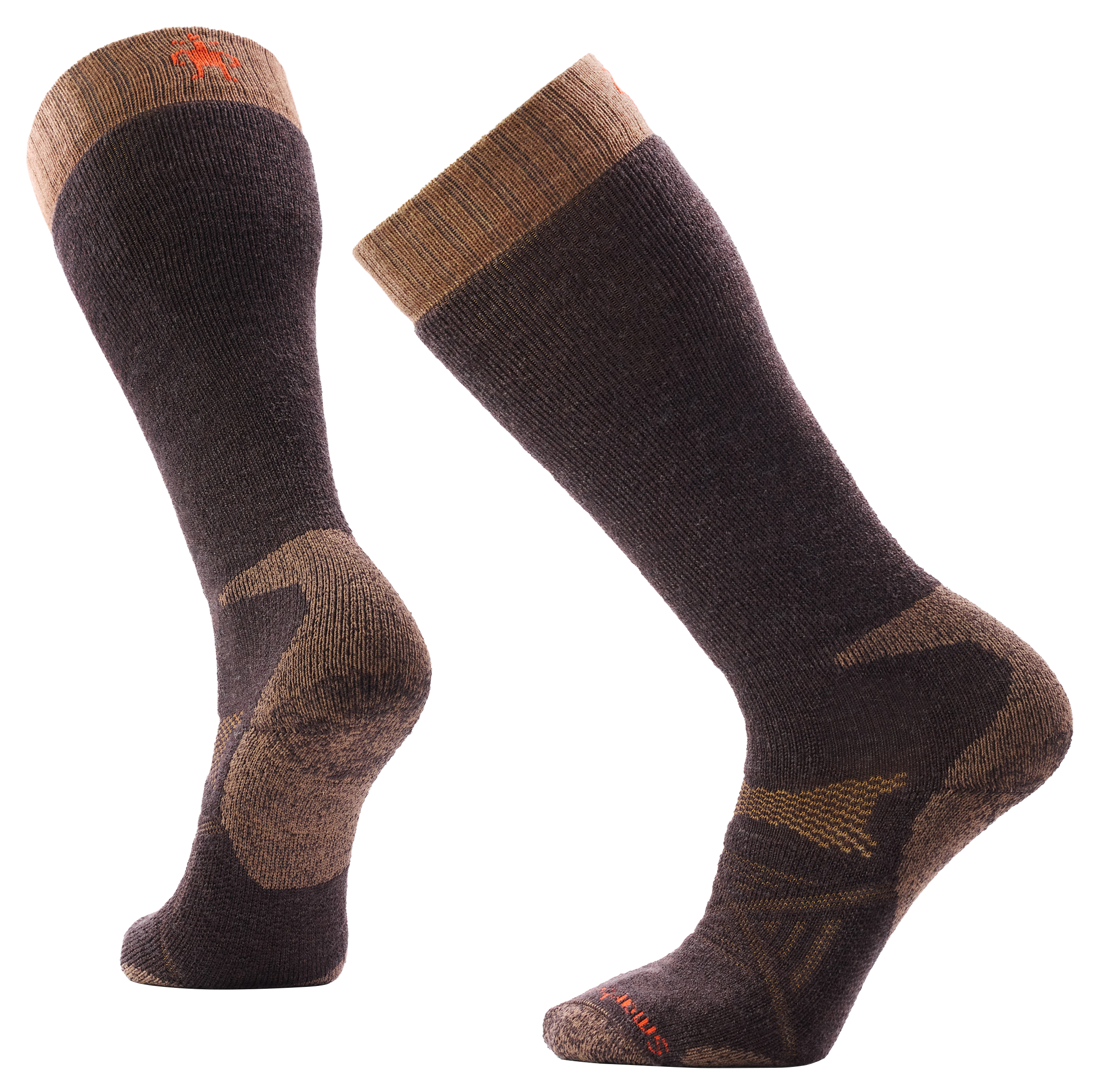 Image of Smartwool Hunt Wader Over-The-Calf Socks for Men - Chestnut