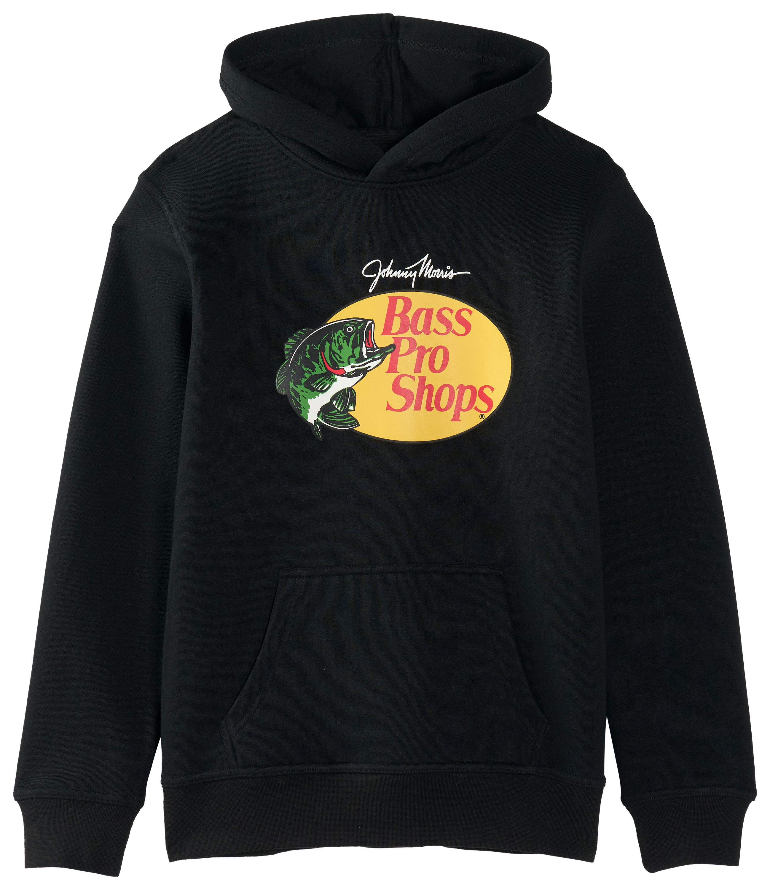 Image of Bass Pro Shops Classic Logo Hoodie for Kids - Black