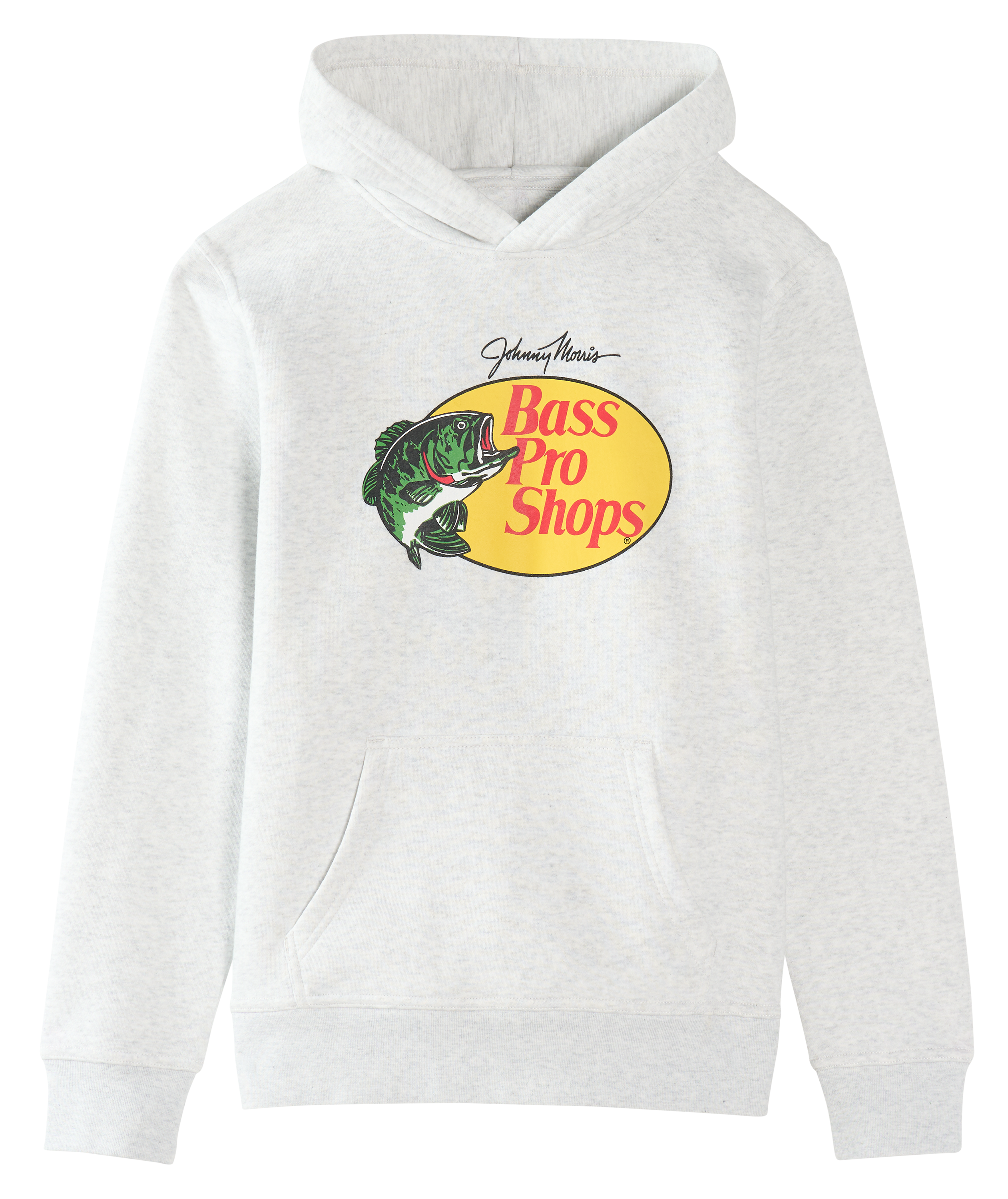 Image of Bass Pro Shops Classic Logo Hoodie for Kids - Heather Gray