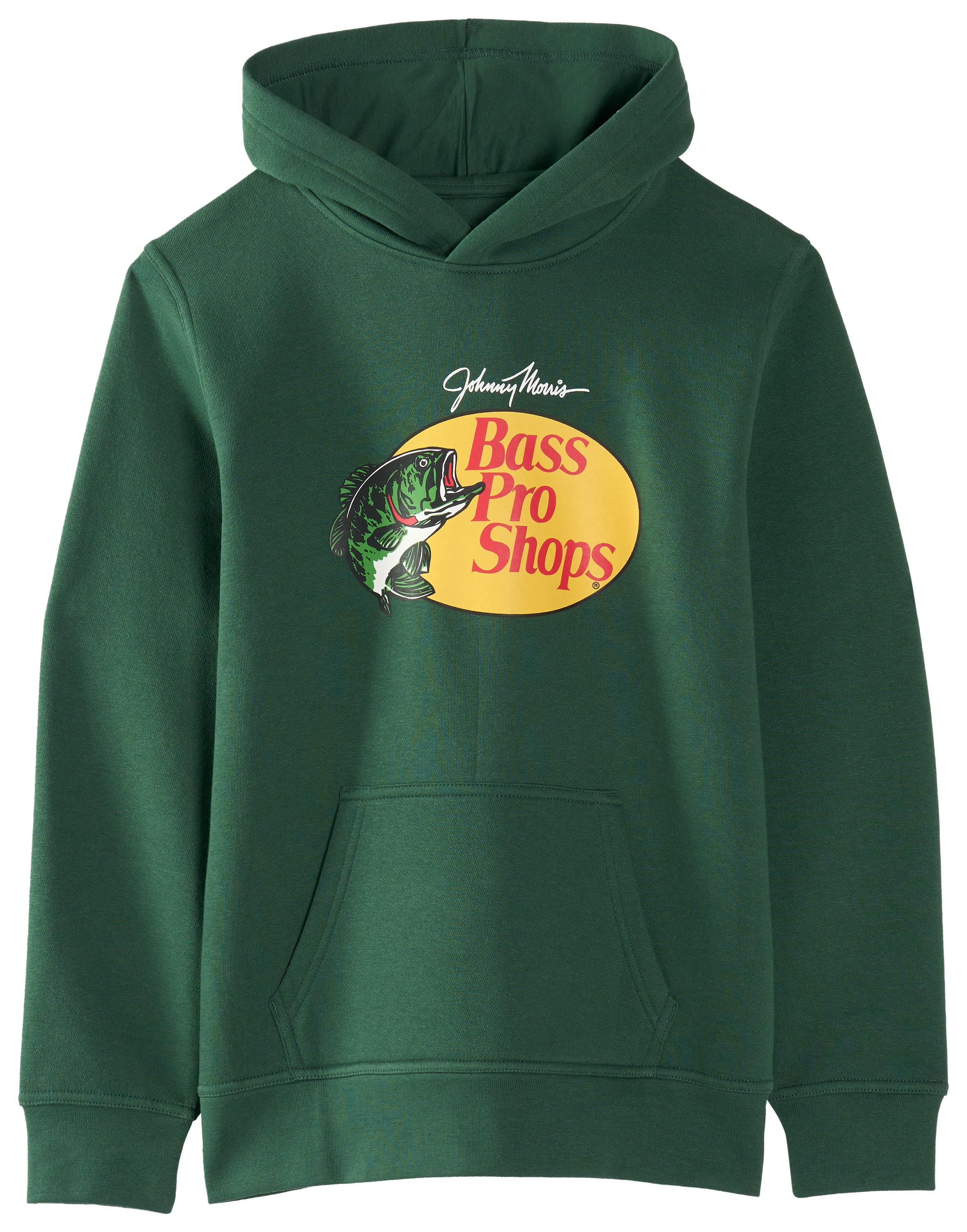 Bass Pro Shops Bass Pro Shops Classic Logo Hoodie for Kids - Green - $24.99 at Bass Pro Shops