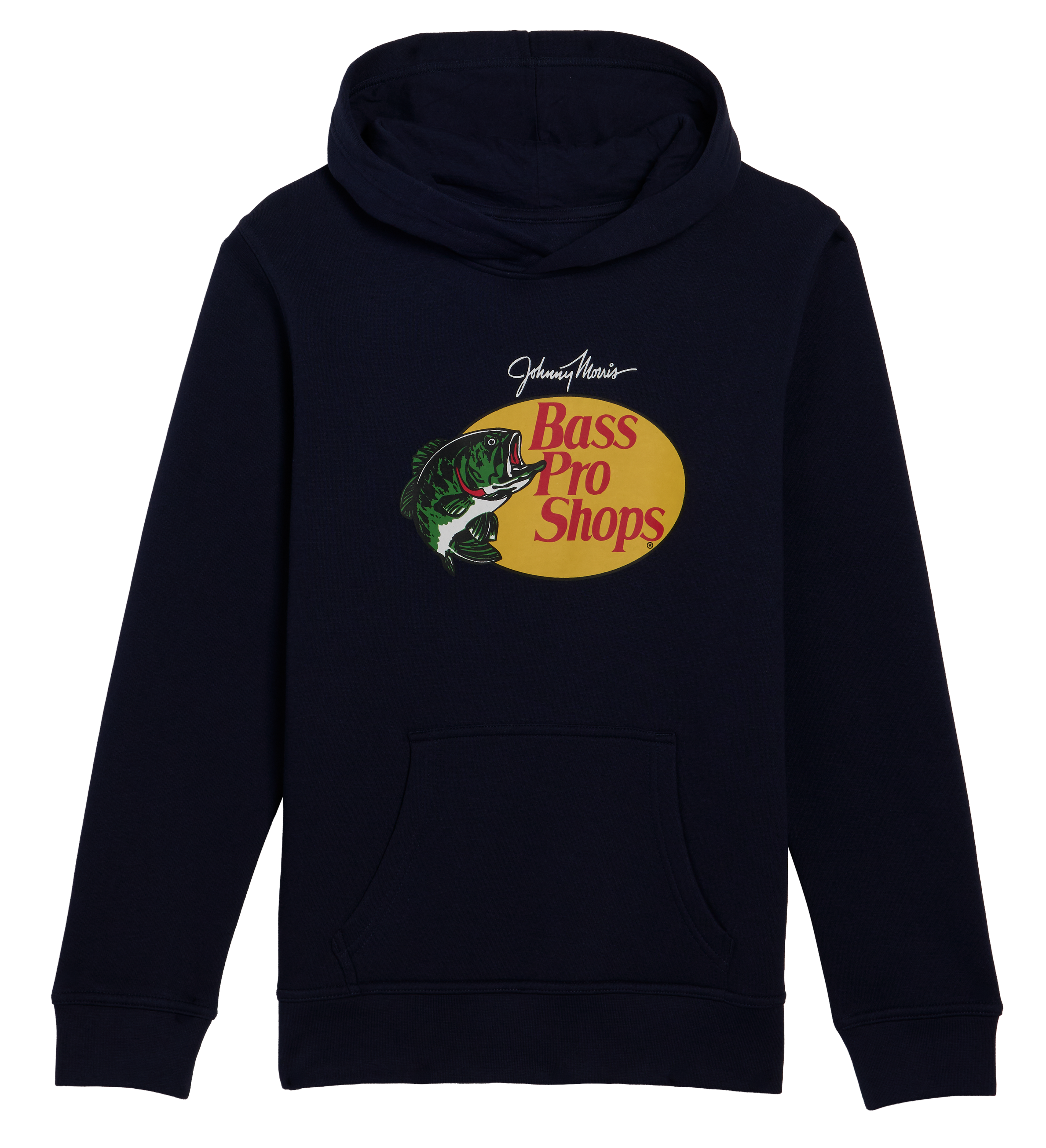 Bass Pro Shops Bass Pro Shops Classic Logo Hoodie for Kids - Navy - $24.99 at Bass Pro Shops