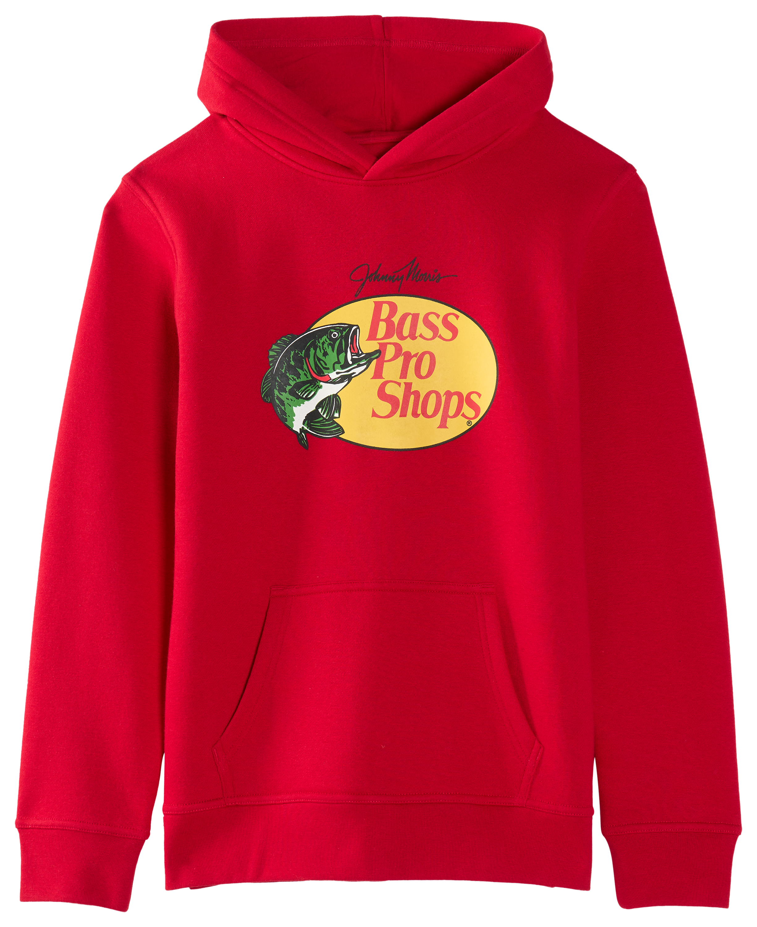 Bass Pro Shops Bass Pro Shops Classic Logo Hoodie for Kids - Red - $24.99 at Bass Pro Shops