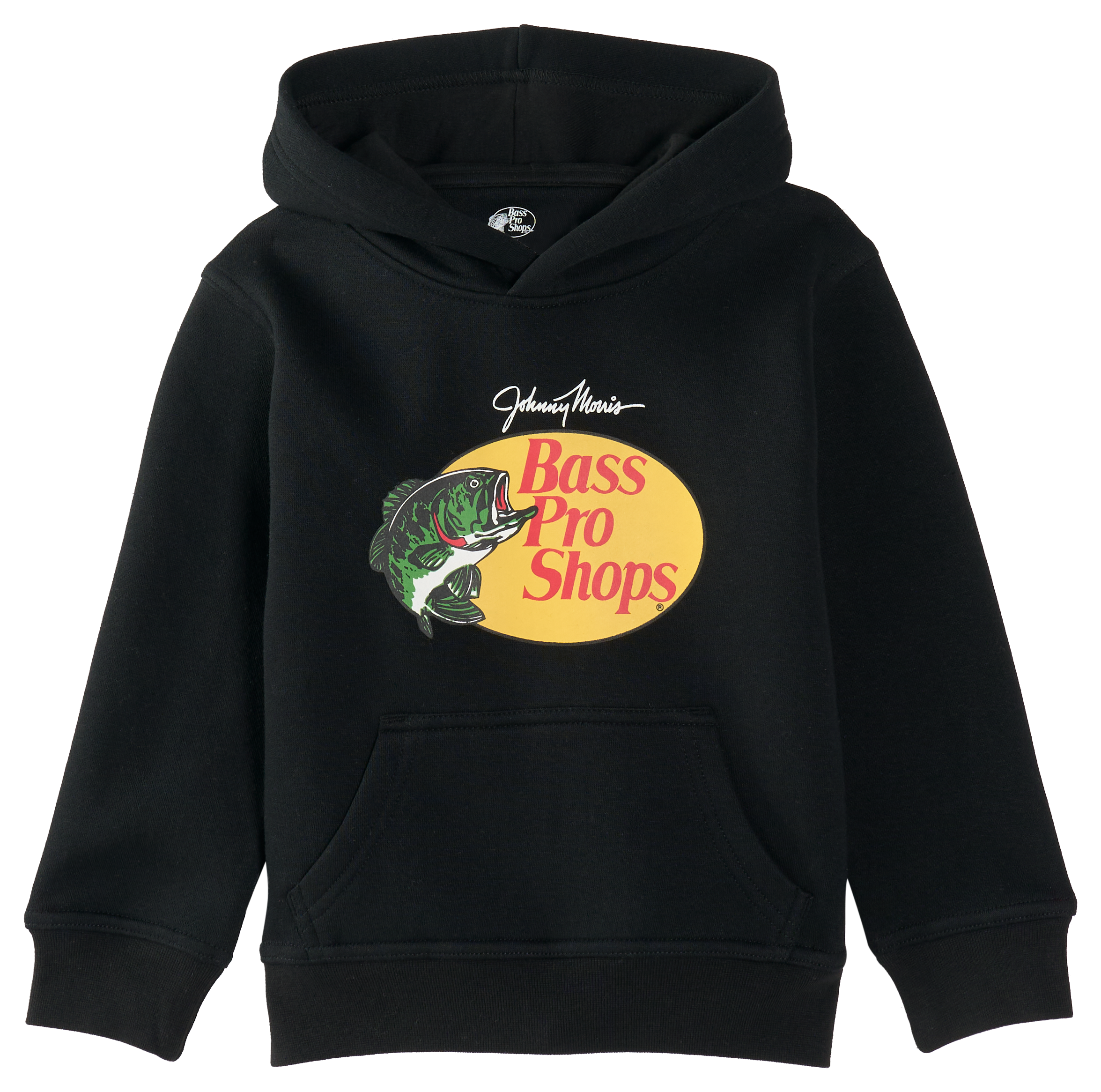 Image of Bass Pro Shops Classic Logo Hoodie for Toddlers - Black