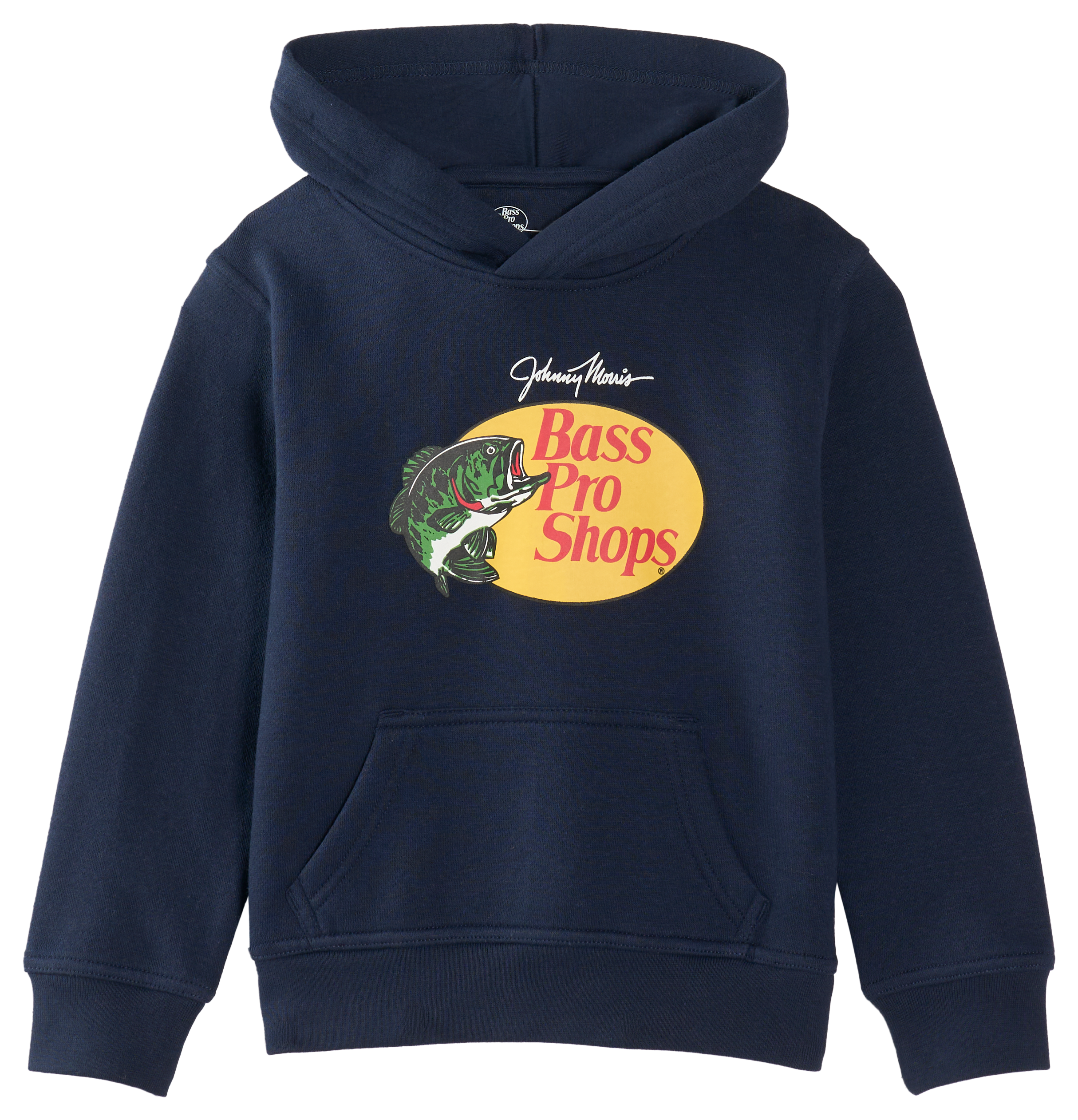 Image of Bass Pro Shops Classic Logo Hoodie for Toddlers - Navy