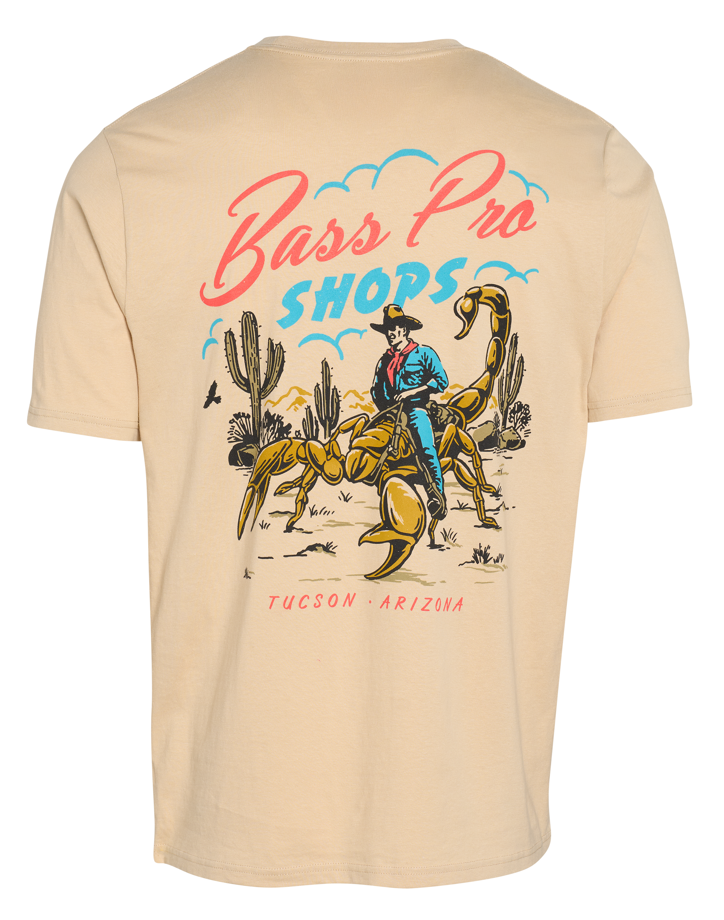 Image of Bass Pro Shops Tuscon Arizona Scorpion Cowboy Short-Sleeve T-Shirt