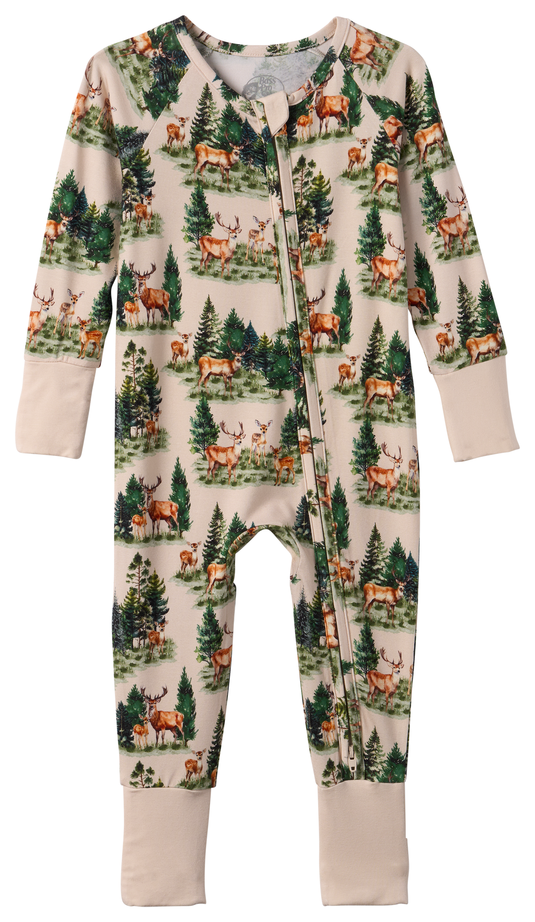 Image of Bass Pro Shops Snug-Fit Pajamas for Babies - Deer