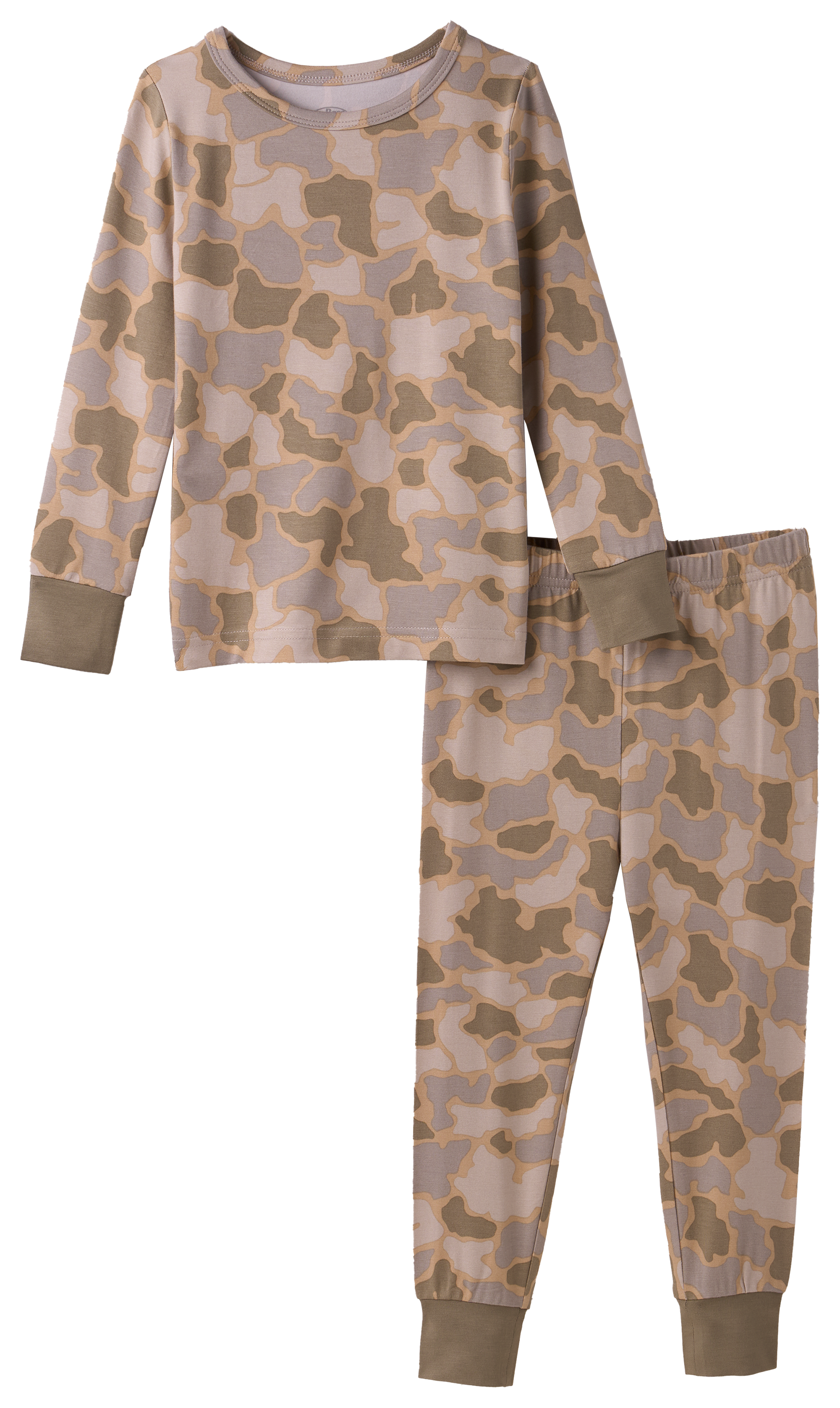 Image of Bass Pro Shops Snug-Fit Pajamas for Toddlers - Camo