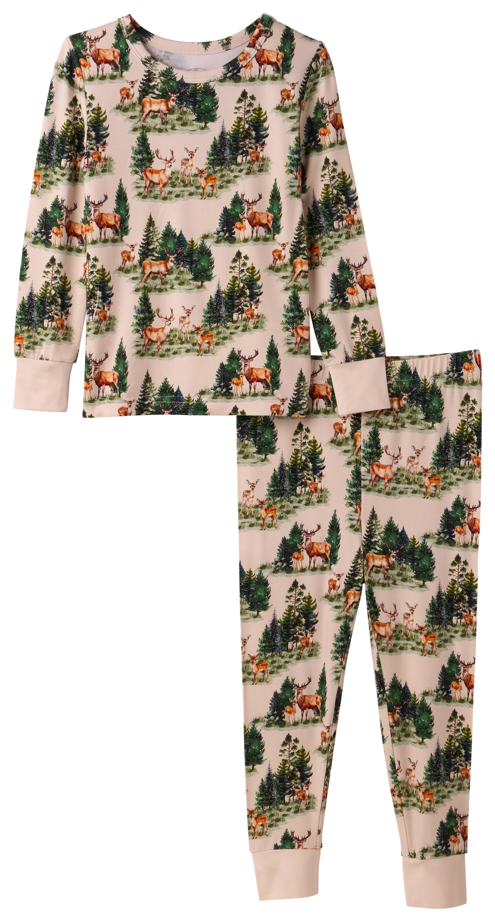 Image of Bass Pro Shops Snug-Fit Pajamas for Toddlers - Deer