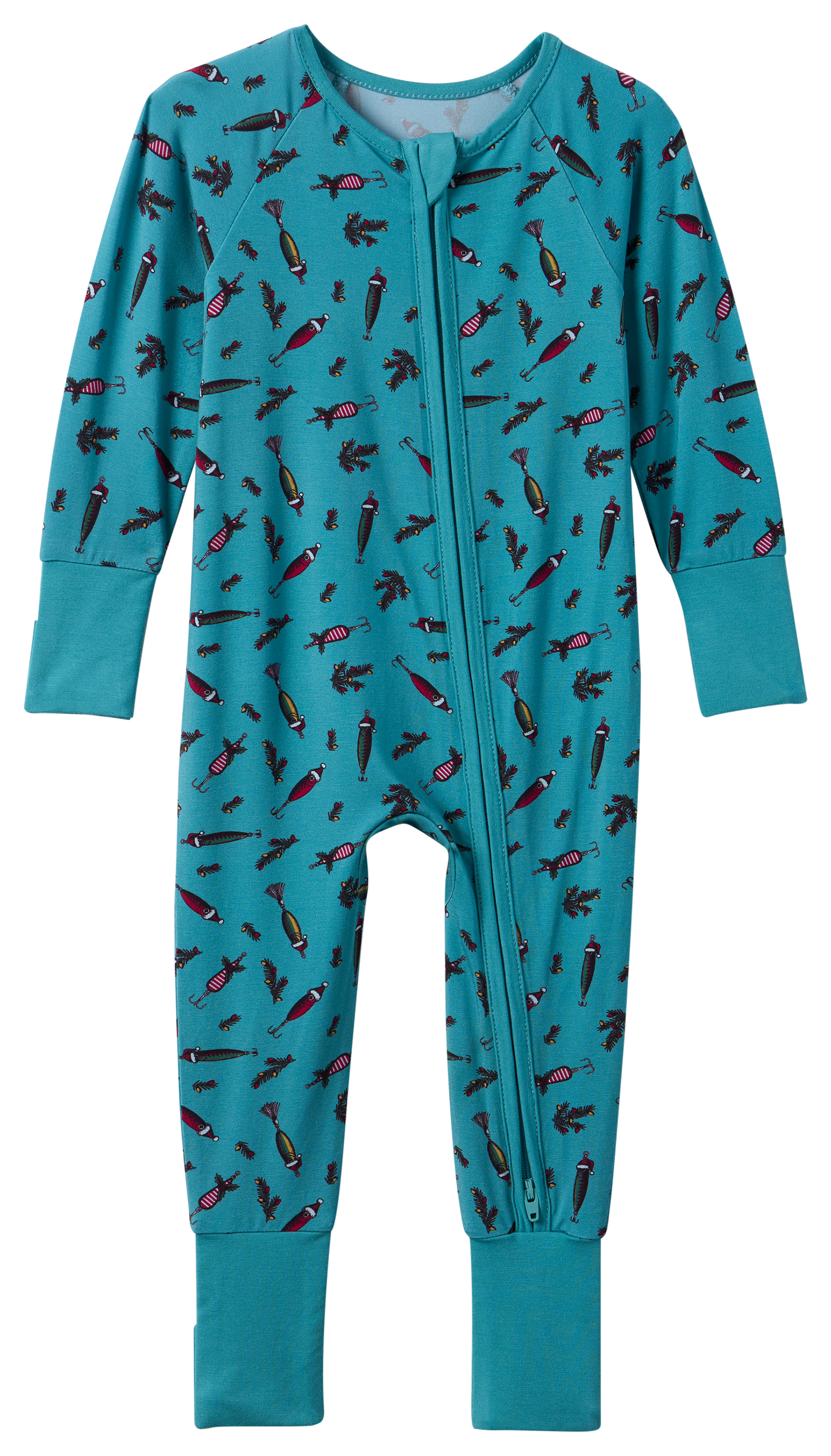 Image of Bass Pro Shops Snug-Fit Pajamas for Babies - Fish Print