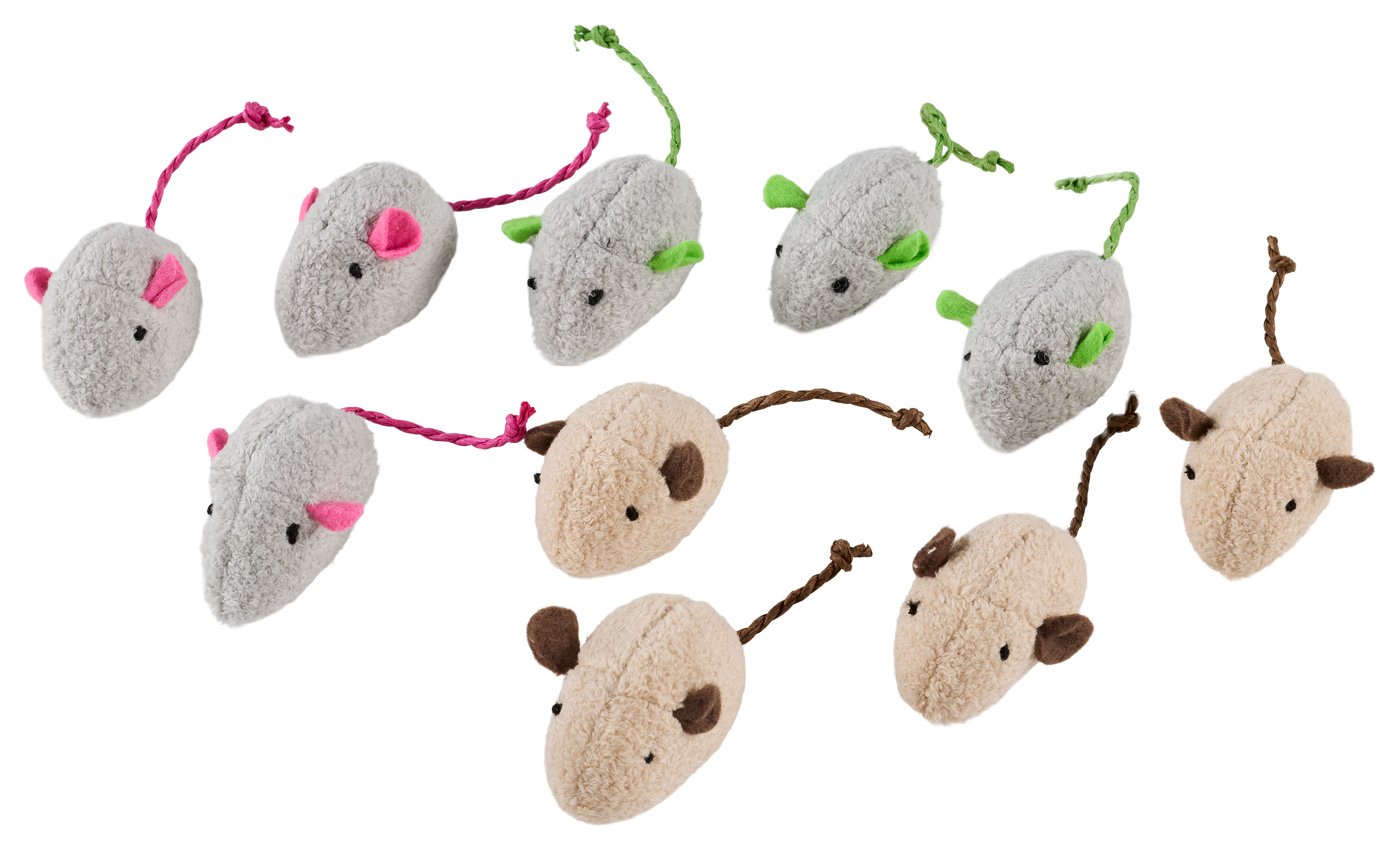 Bass Pro Shops Bass Pro Shops Neutral Mice Cat Toy 10-Pack - $8.99 at Bass Pro Shops