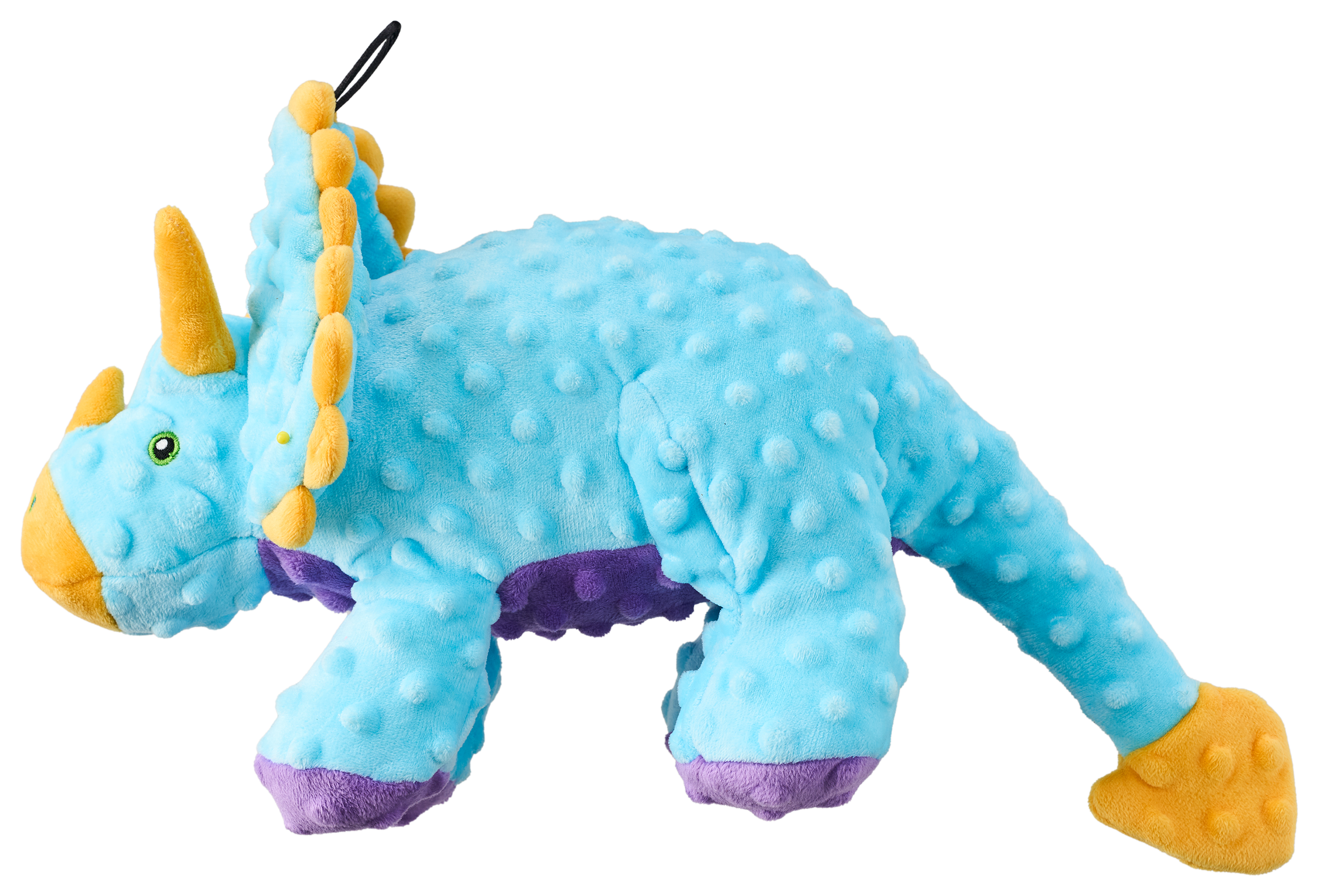 Bass Pro Shops Bass Pro Shops Plush Triceratops Dog Toy - Blue/Yellow - L - $12.99 at Bass Pro Shops