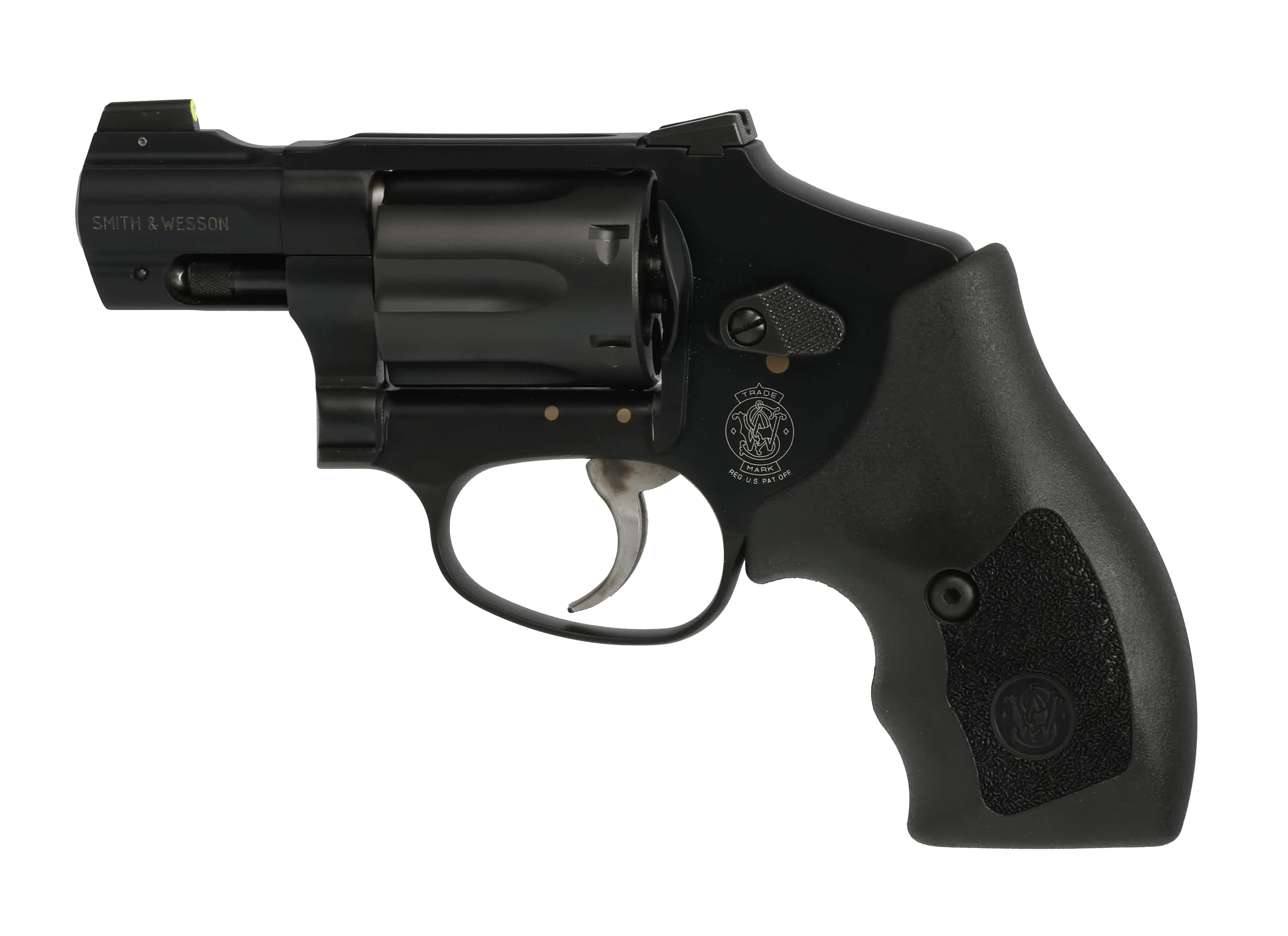 Image of Smith & Wesson 432 Ultimate Carry DAO Revolver with Rubber Grips