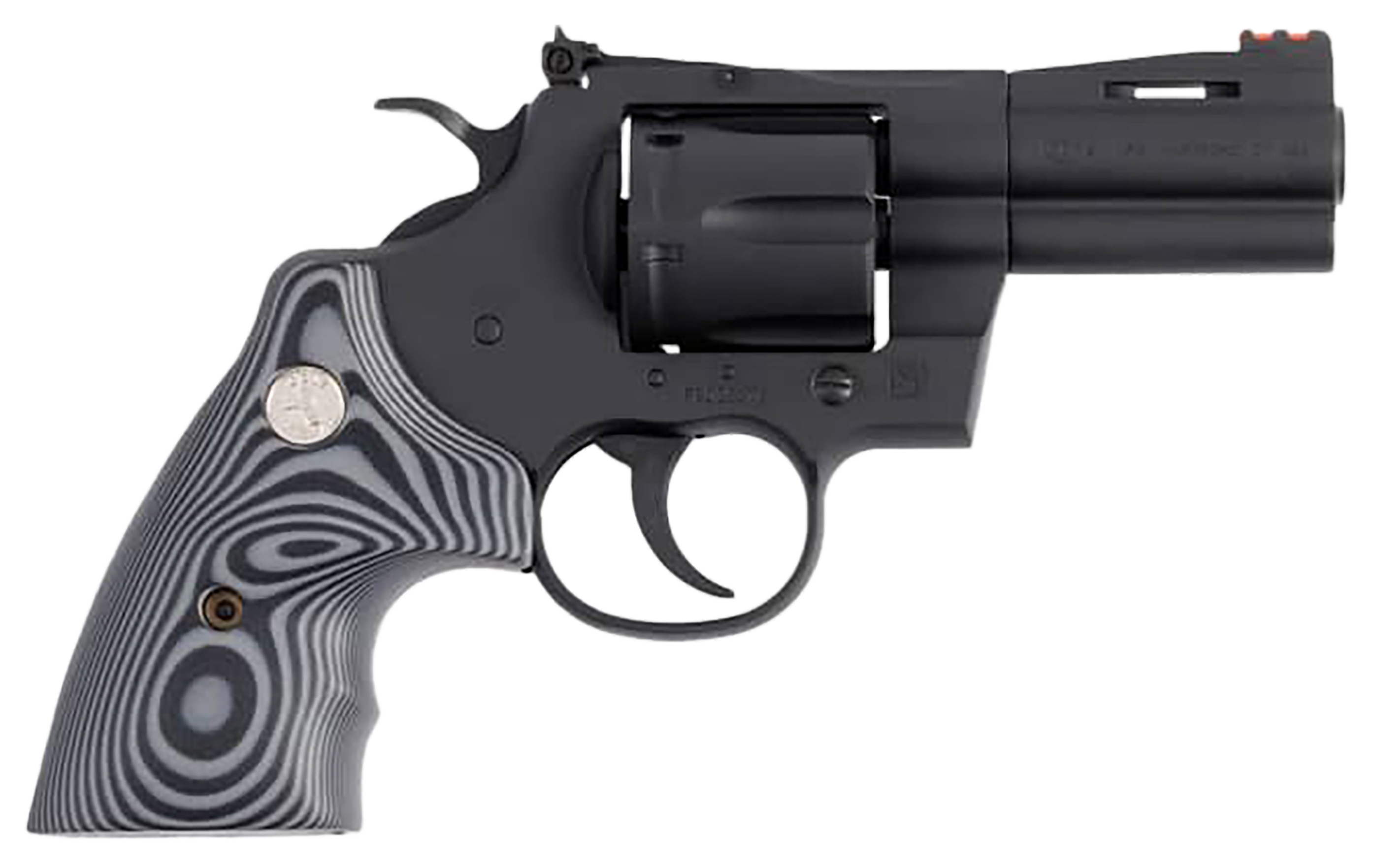 Image of Colt Python Matte Blued Double-Action Revolver with G10 Black Grips