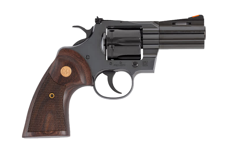 Colt Blued Python DASA Revolver with Walnut Grips