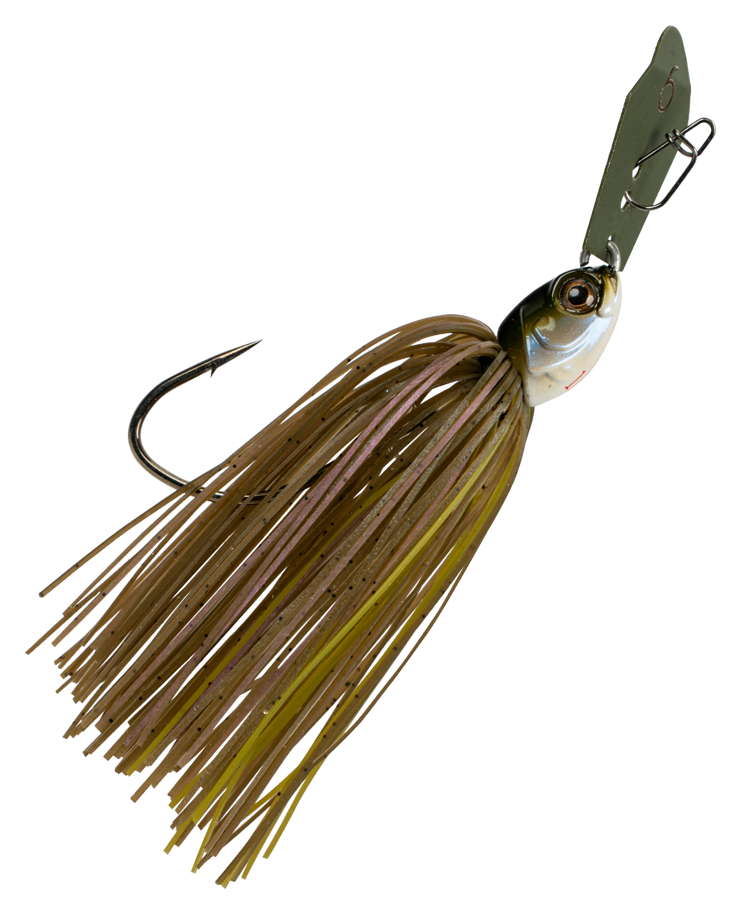 Image of 6th Sense Fishing Jigsaw Bladed Jig - Green Pumpkin Pro - 1/4 oz.